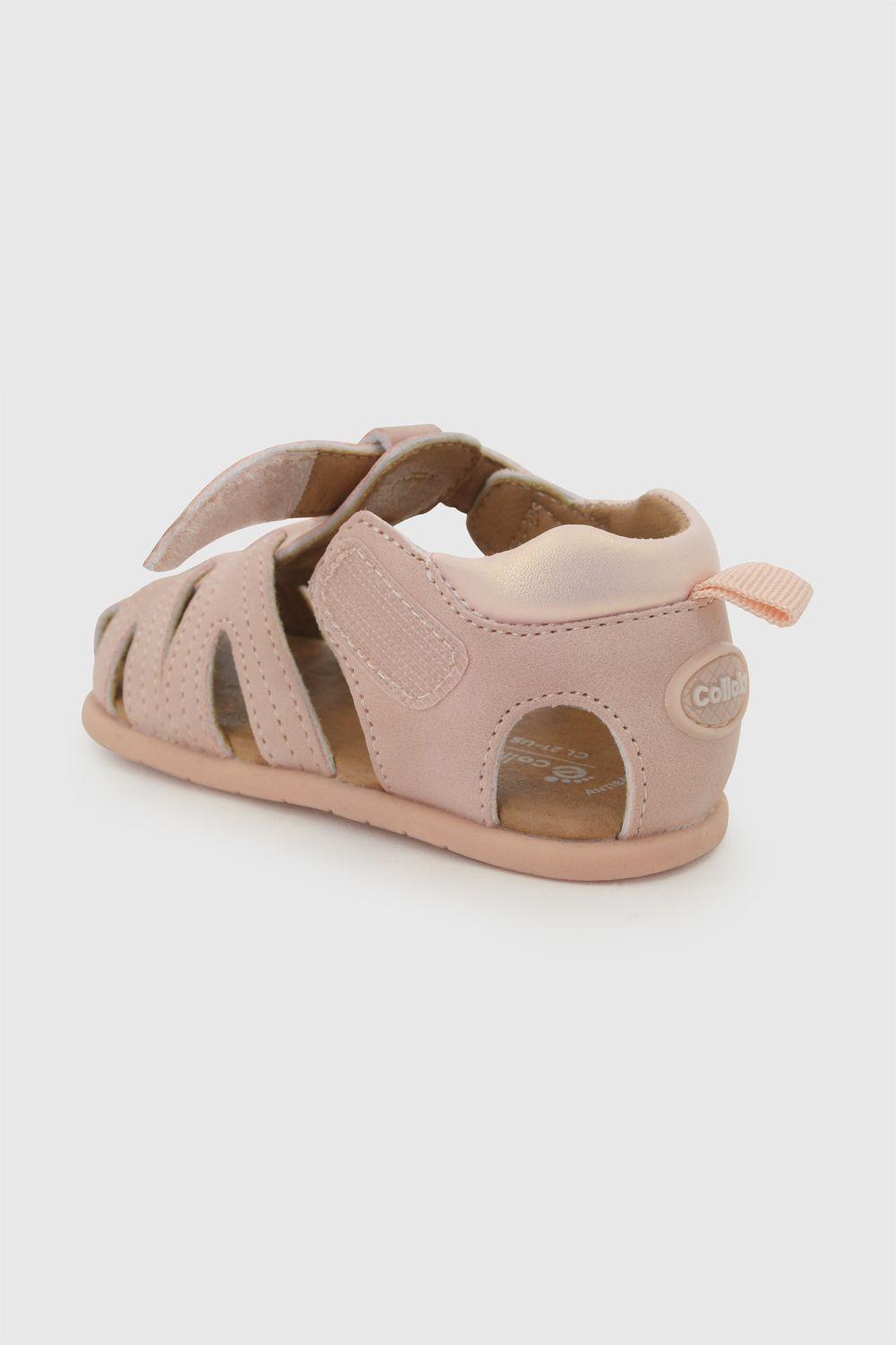 Sandalia Franciscana Rosada Niña 18-21 Colloky-5