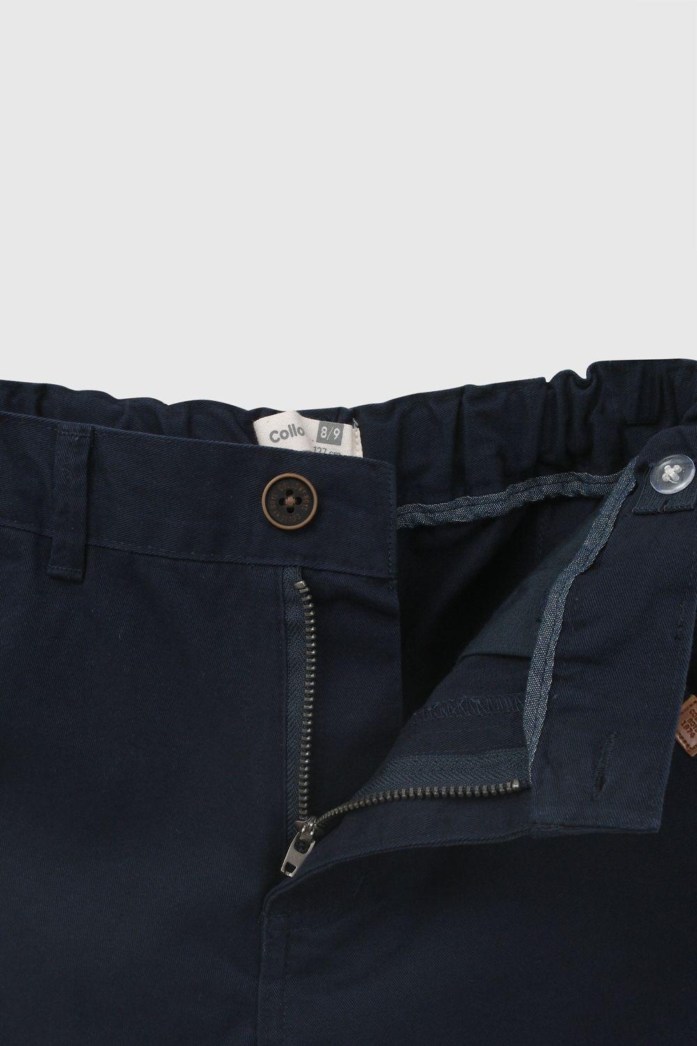 Bermuda Gabardina Denim Niño 3-4A a 12-13A Colloky-3
