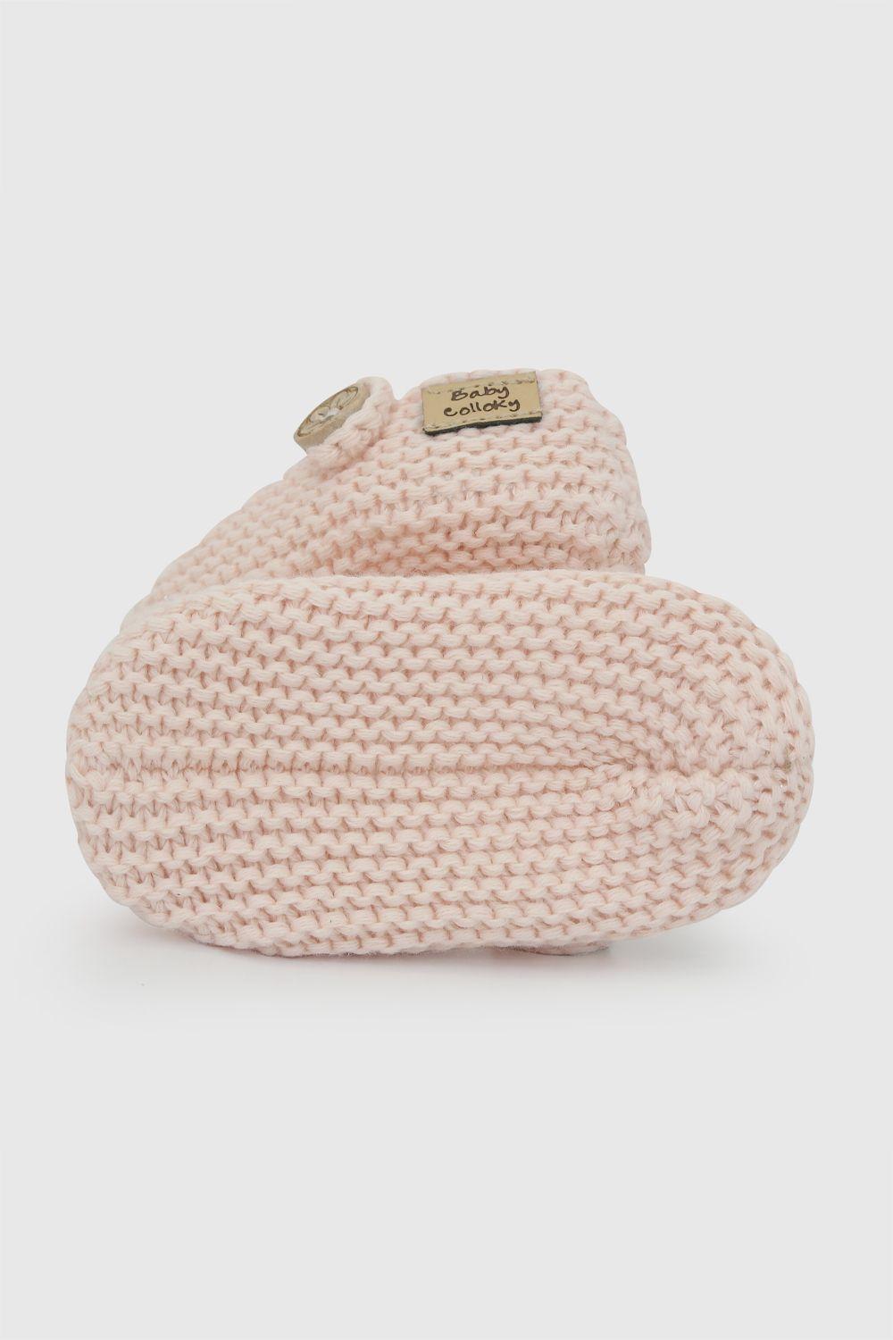 Zapato tejido niña rosado 0/6M - 6/12M-2