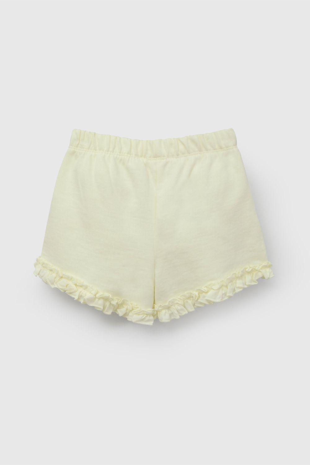 Short Niña Amarillo 58030 Colloky-1