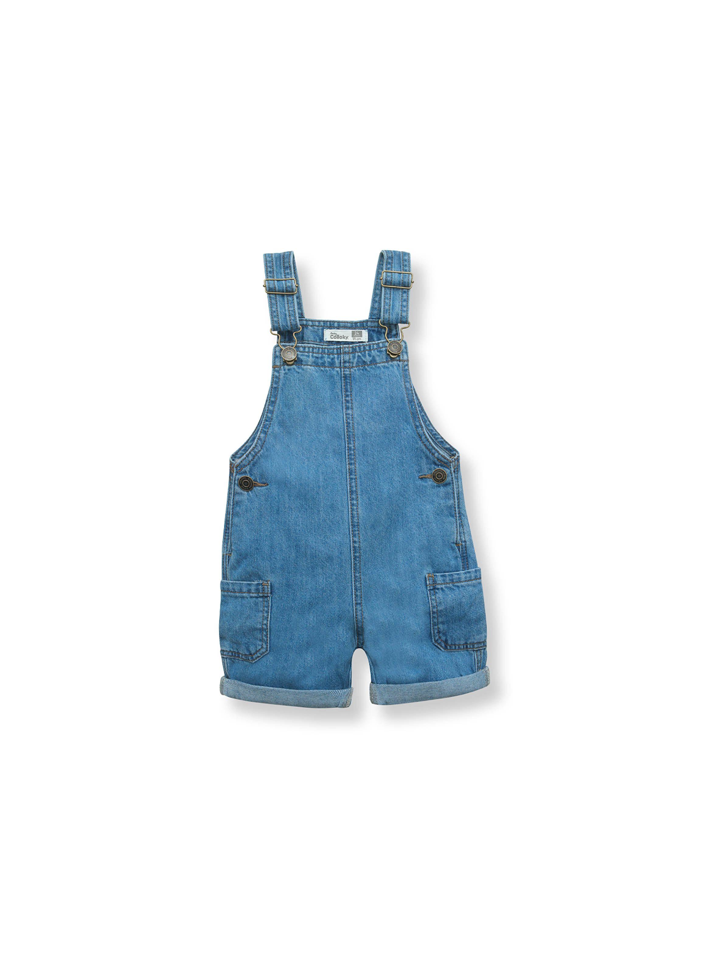 Jardinera Niño Azul Oscuro (3 A 36 Meses) Colloky-0