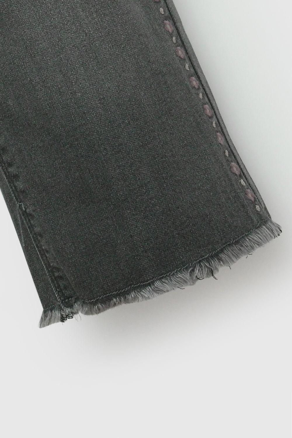Jeans Mezclilla Grafito Niña 6-9M a 4-5A Colloky-3