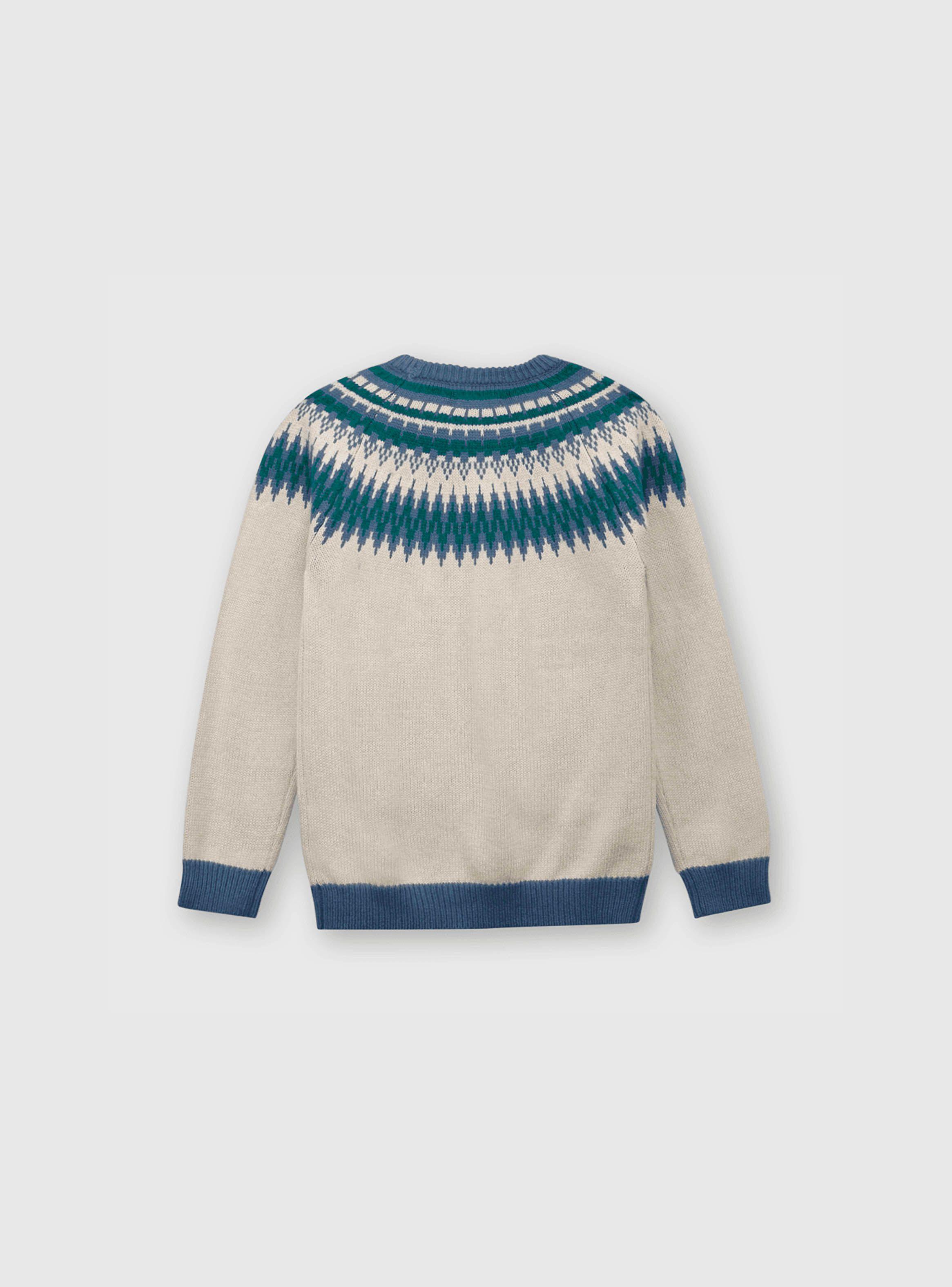 Sweater De Niño Alpino Beige (2 A 12 Años) Colloky-1