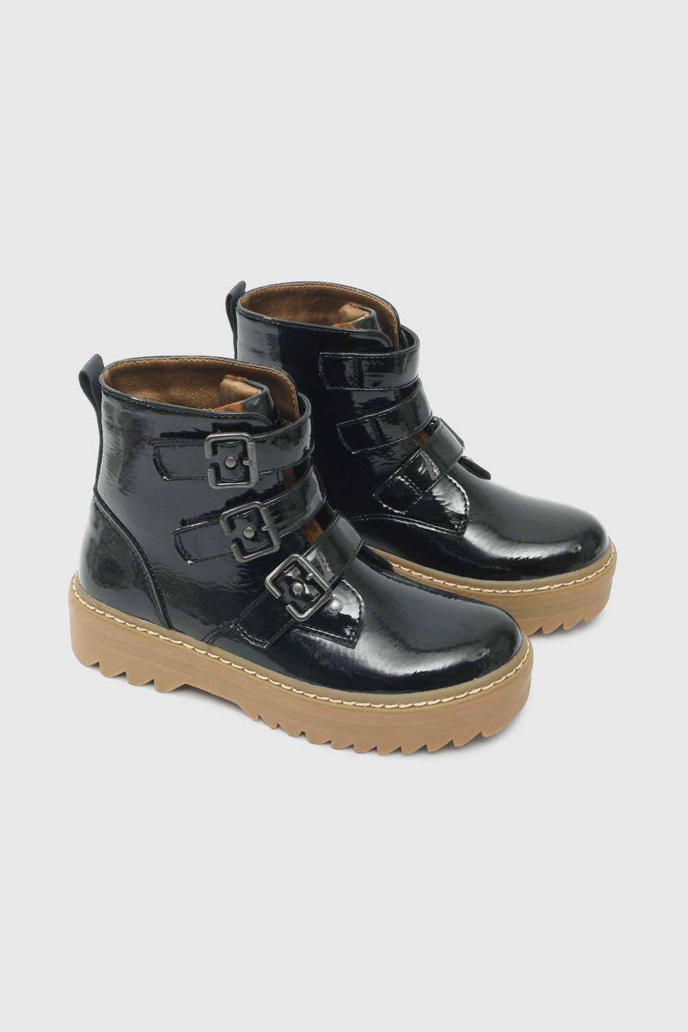 Botin Negro de Niña (34 a 38)-0