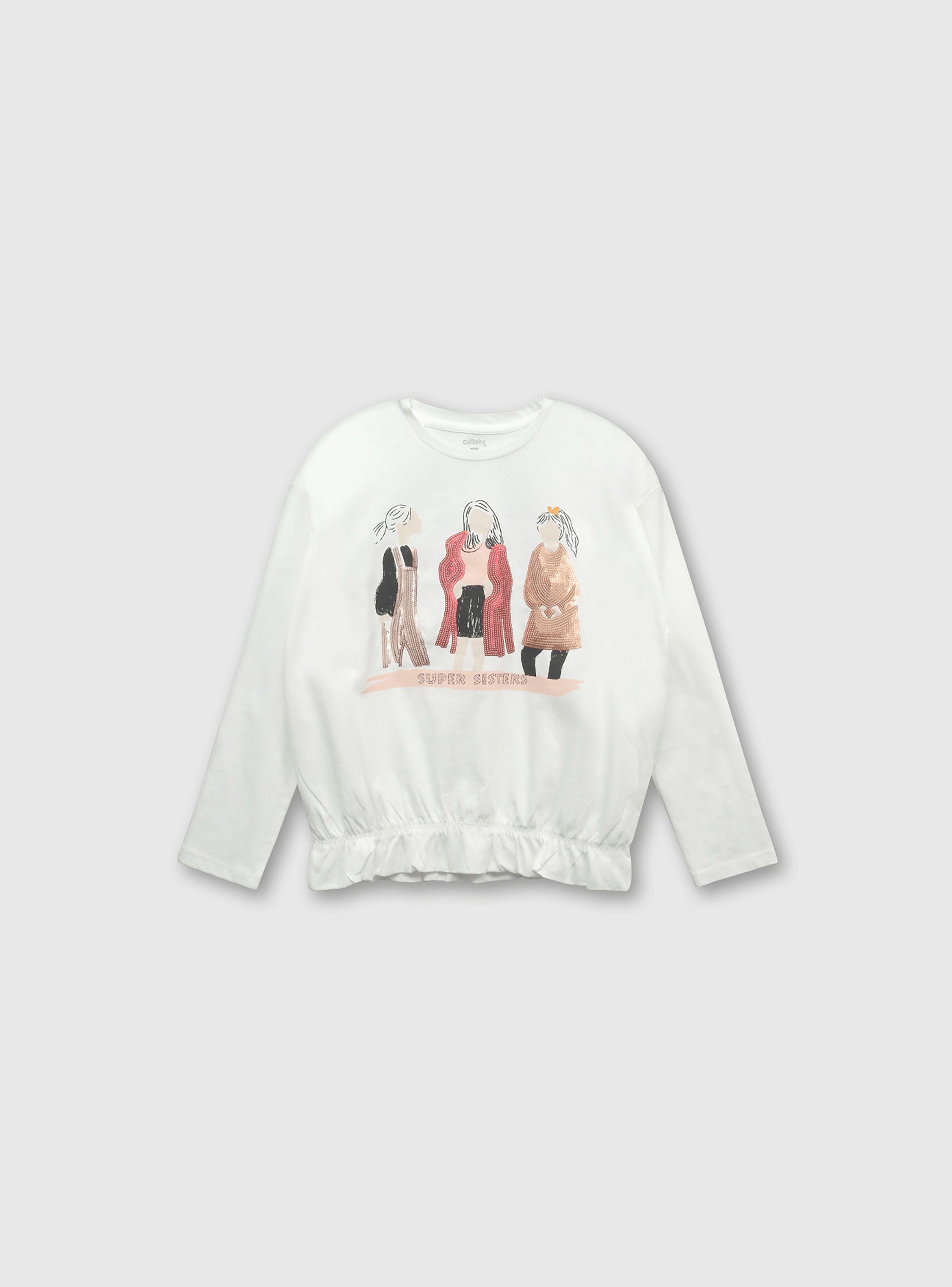 Polera Niña Blanco 53031 Colloky-0