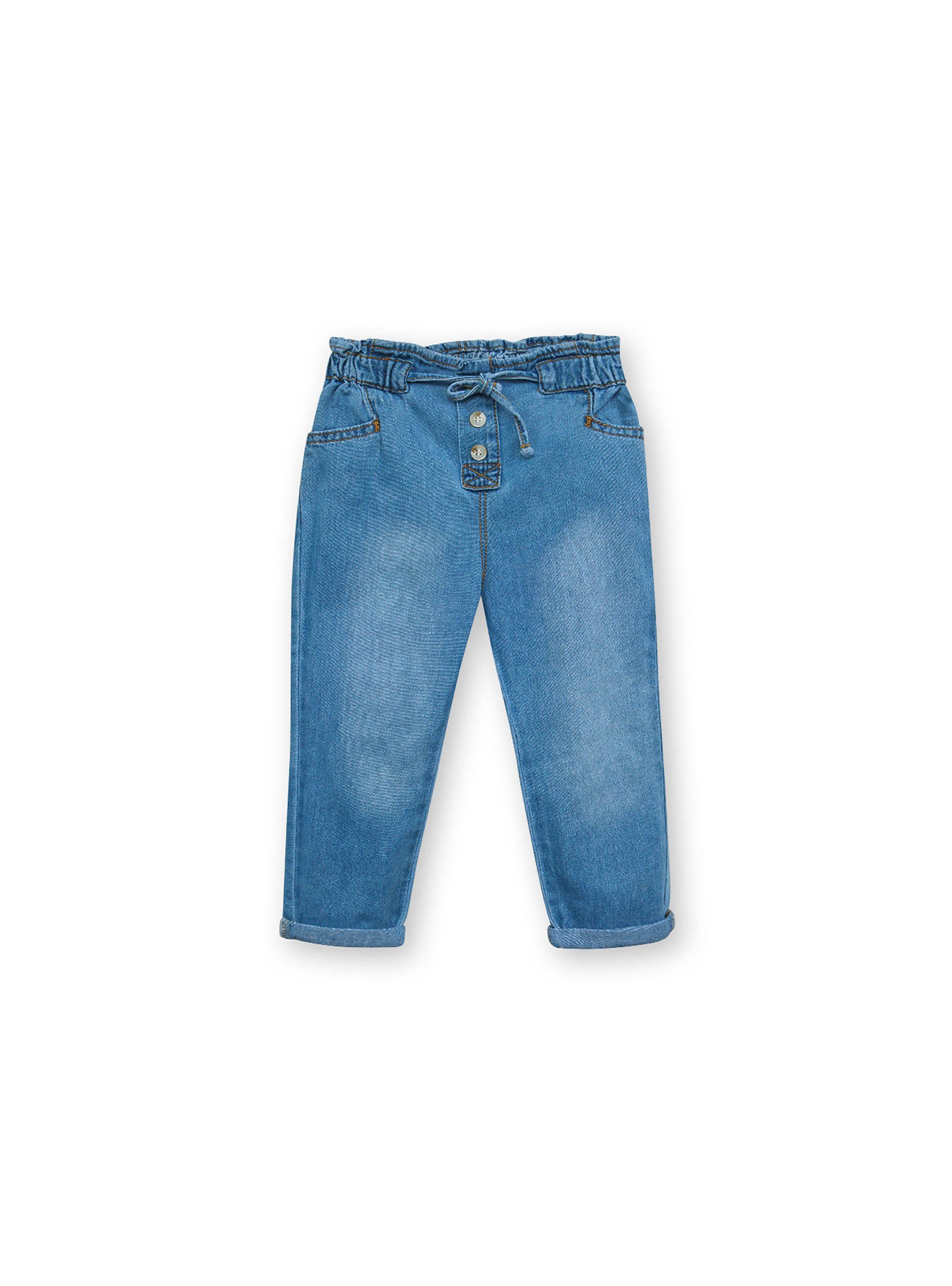 Jeans Niña Mezclilla Azul (3 A 36 Meses) Colloky-0