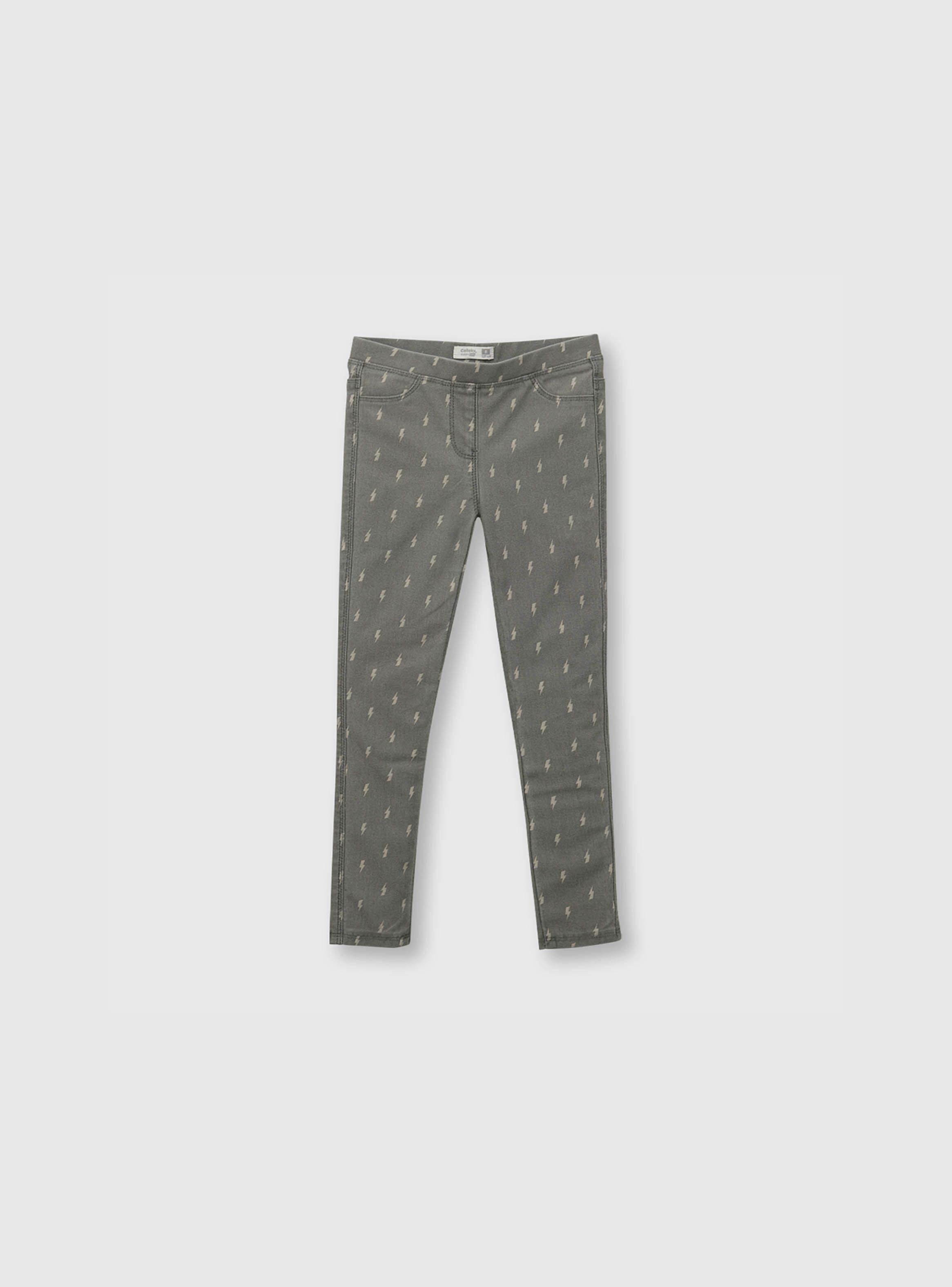 Jegging Niña gris (2 a 12 años) Colloky-0