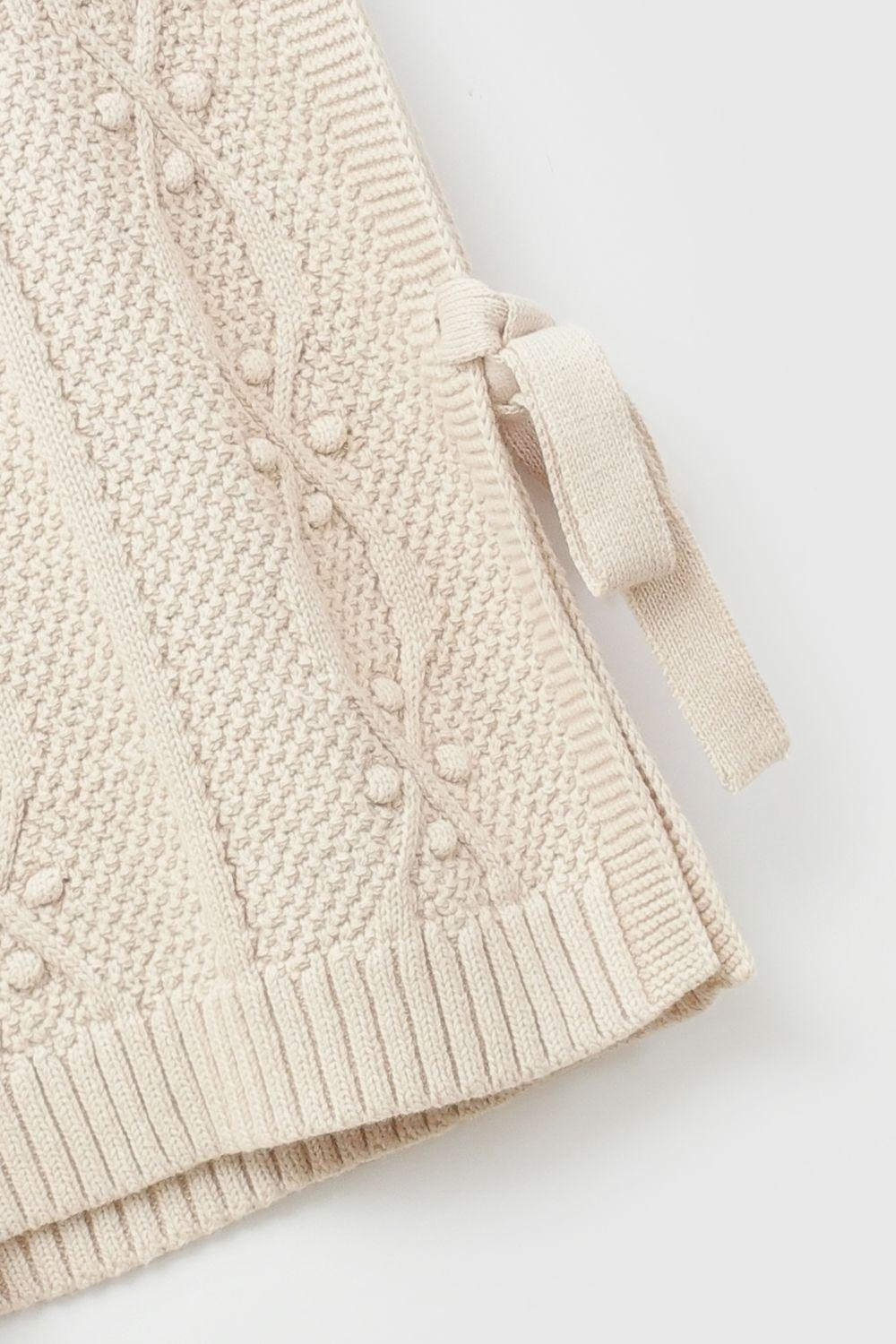 Sweater Tejido Crema Niña 3-4A a 12-13A Colloky-3