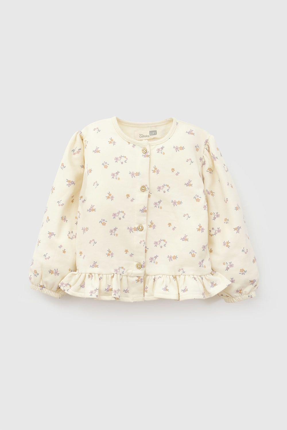 Set Polerón/Body Niña Beige 7787 Colloky-1