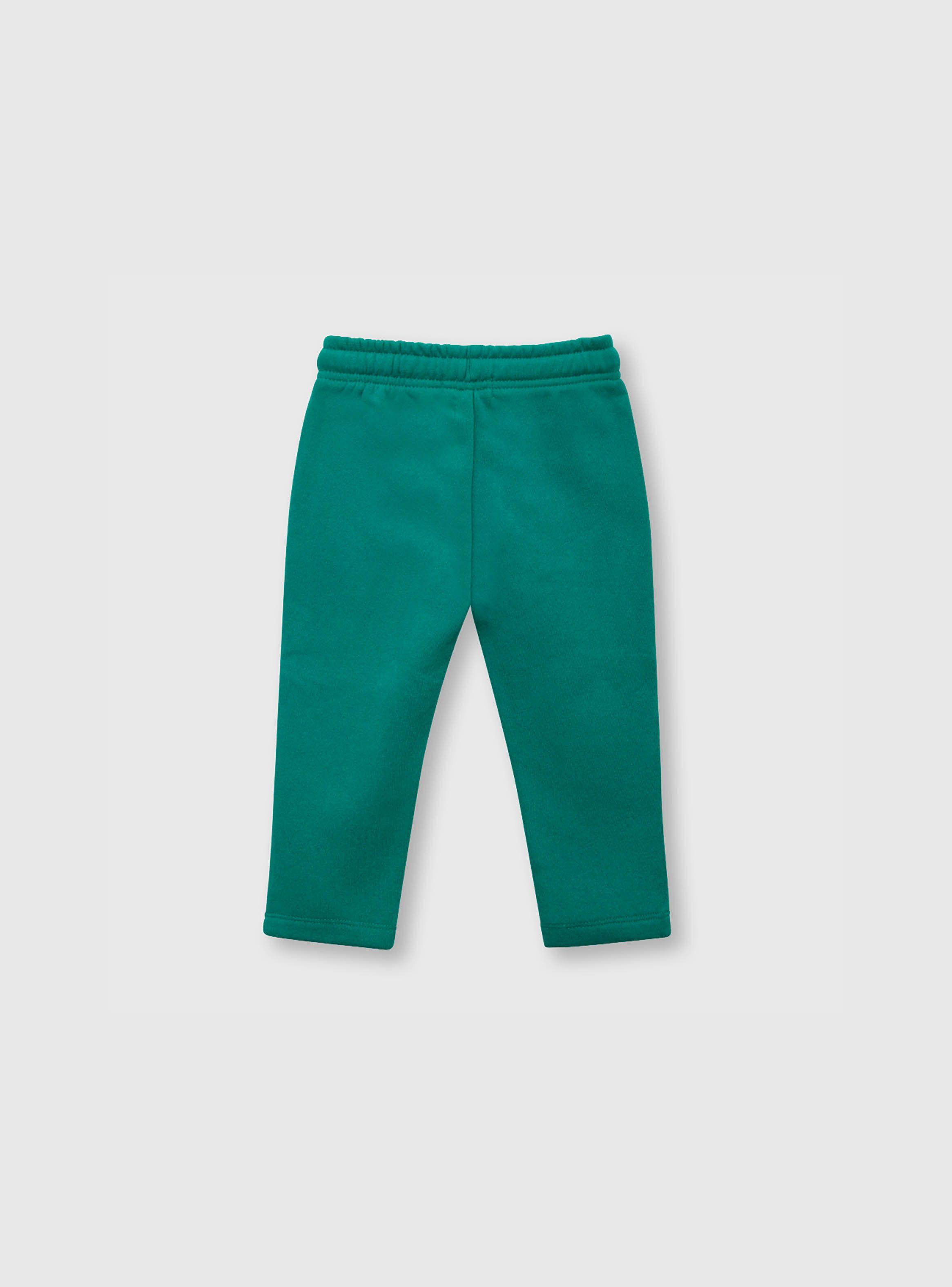 Pantalón Bebé Niño Buzo Verde (3 A 36 Meses) Colloky-1