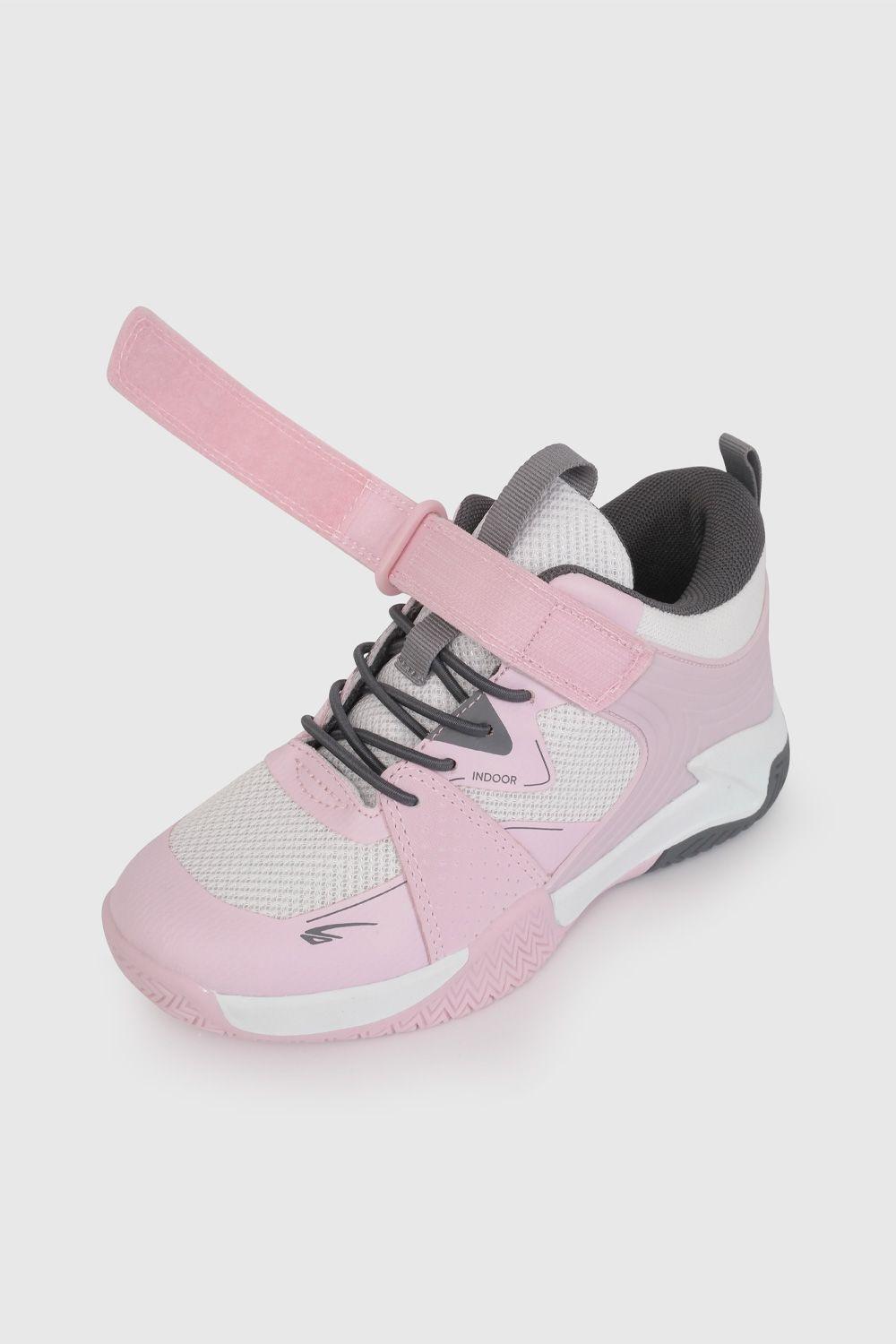 Zapatilla Deportiva Blanca y Rosado 58760310V26-5