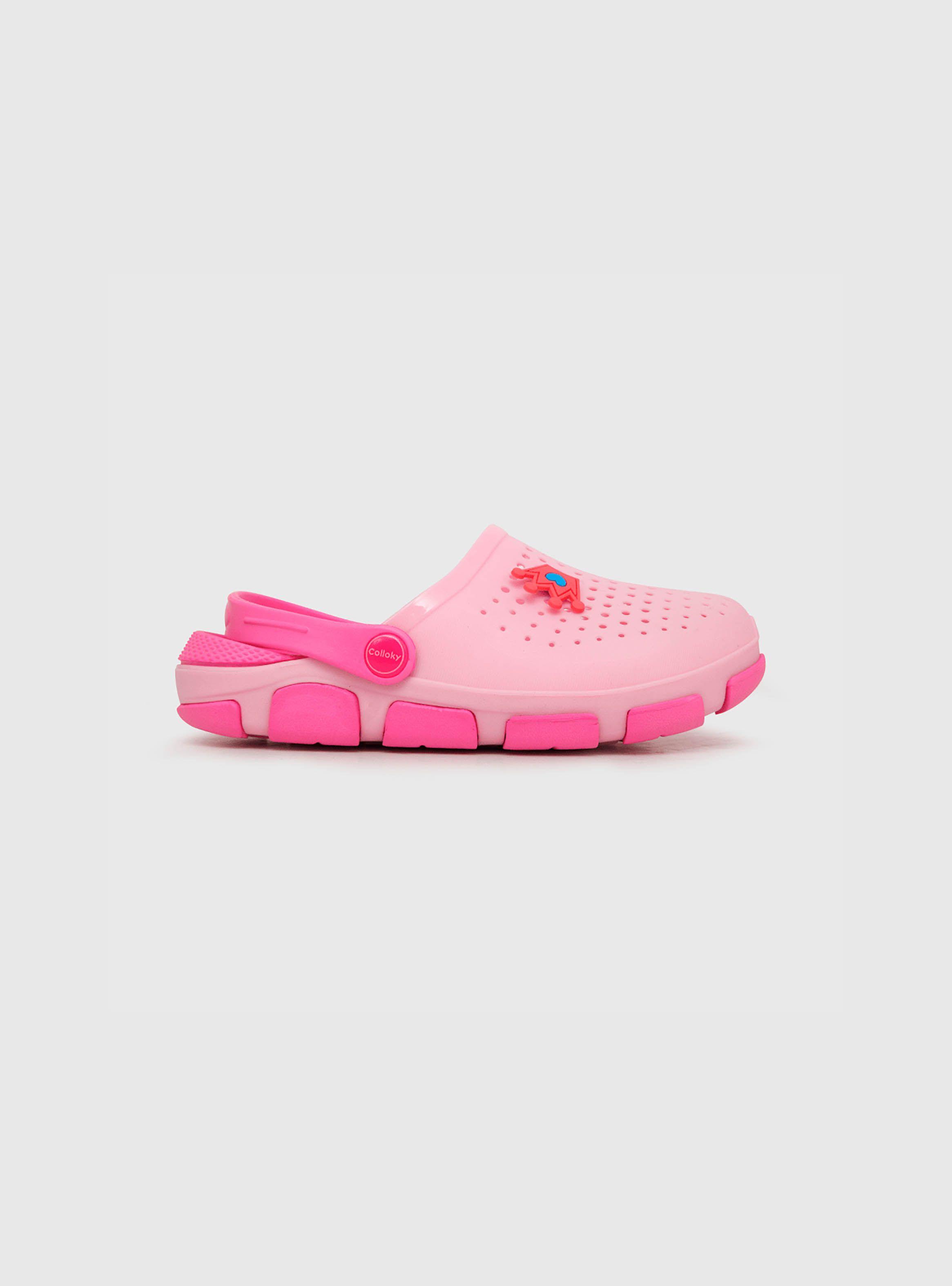 Sandalia Pvc De Niña Rosado (28 A 33) Colloky-1