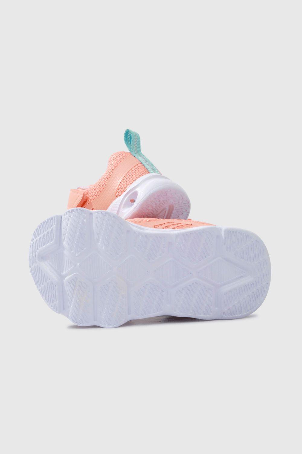 Zapatilla Luces Niñas Rosado 53188 Colloky-2