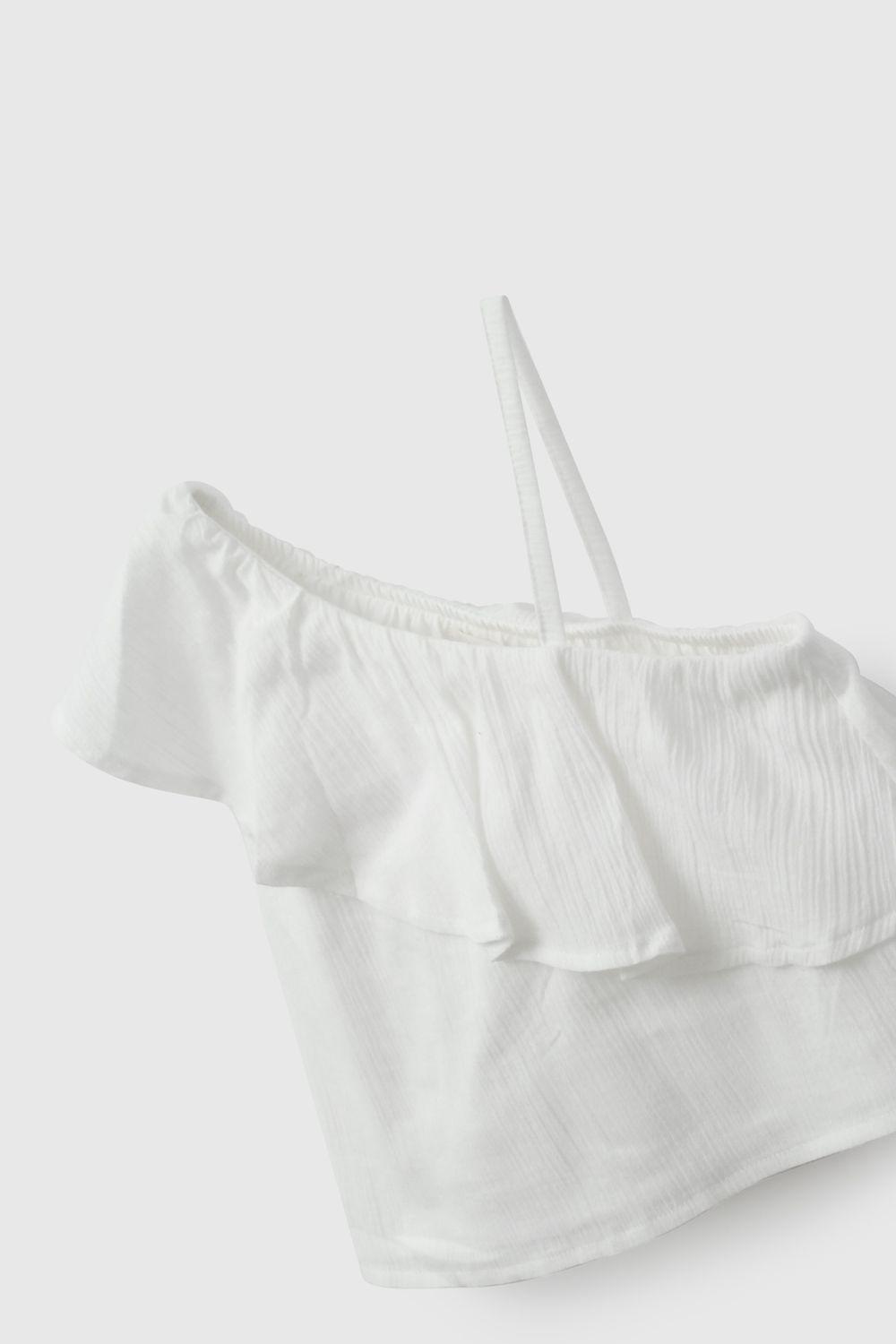 Blusa Blanca Vuelo De Niña BLVL1878V26-2