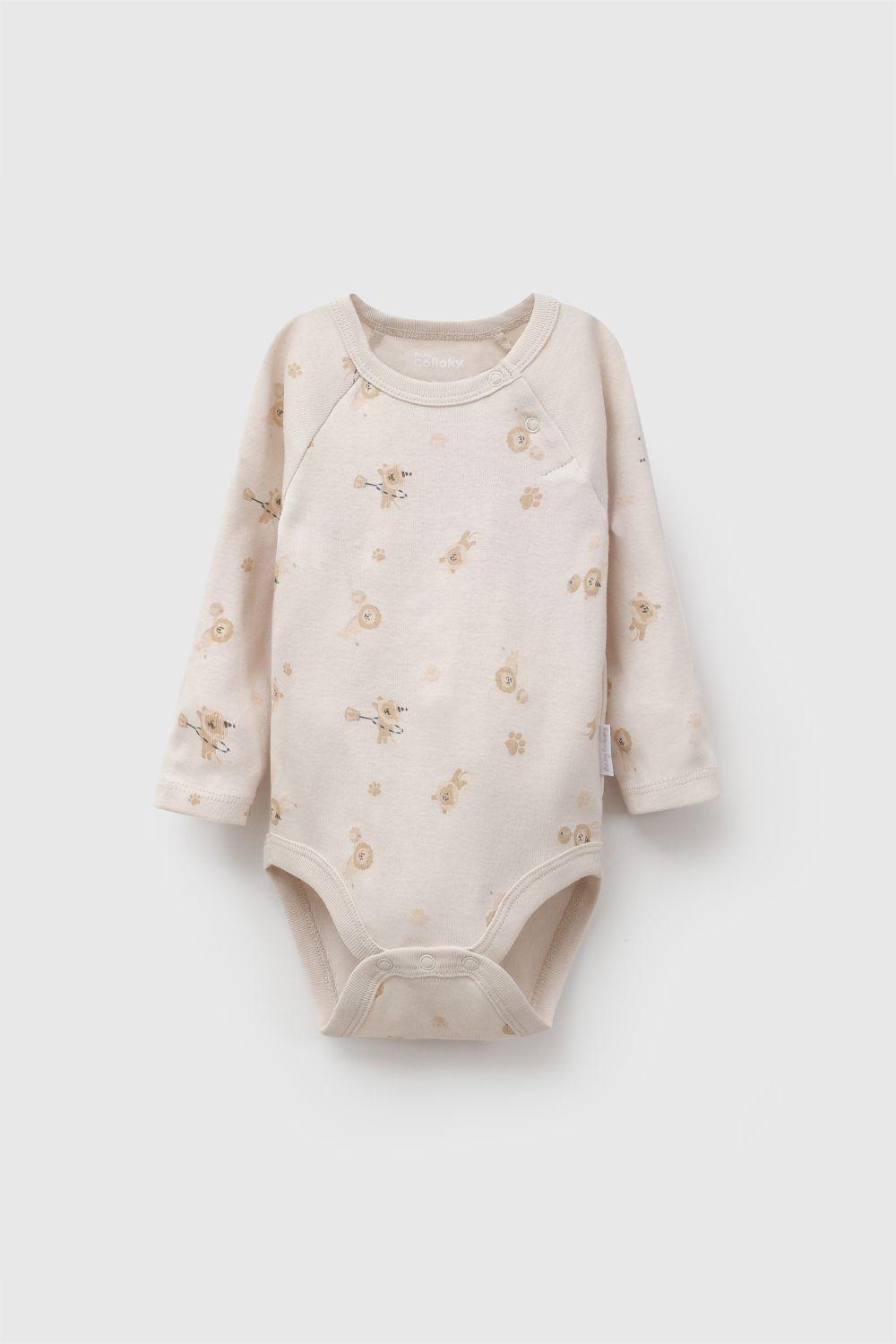 Set Body Circo Rib Beige Niño 0-3M a 11/2-2A Colloky-2