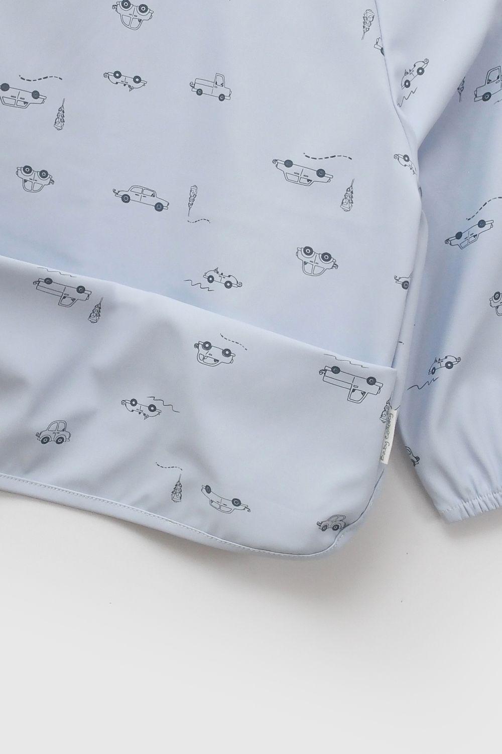 Babero Impermeable Mangas Celeste Niño Colloky-3