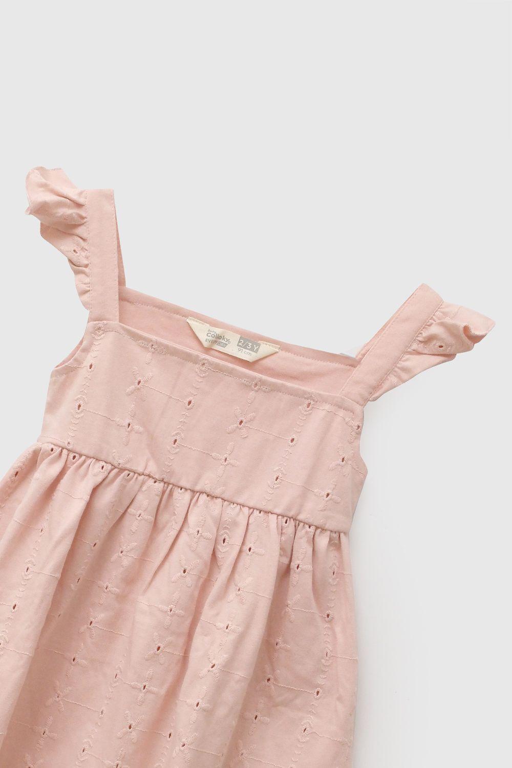 Vestido Rosado Niña 6-9M a 4-5A Colloky-3