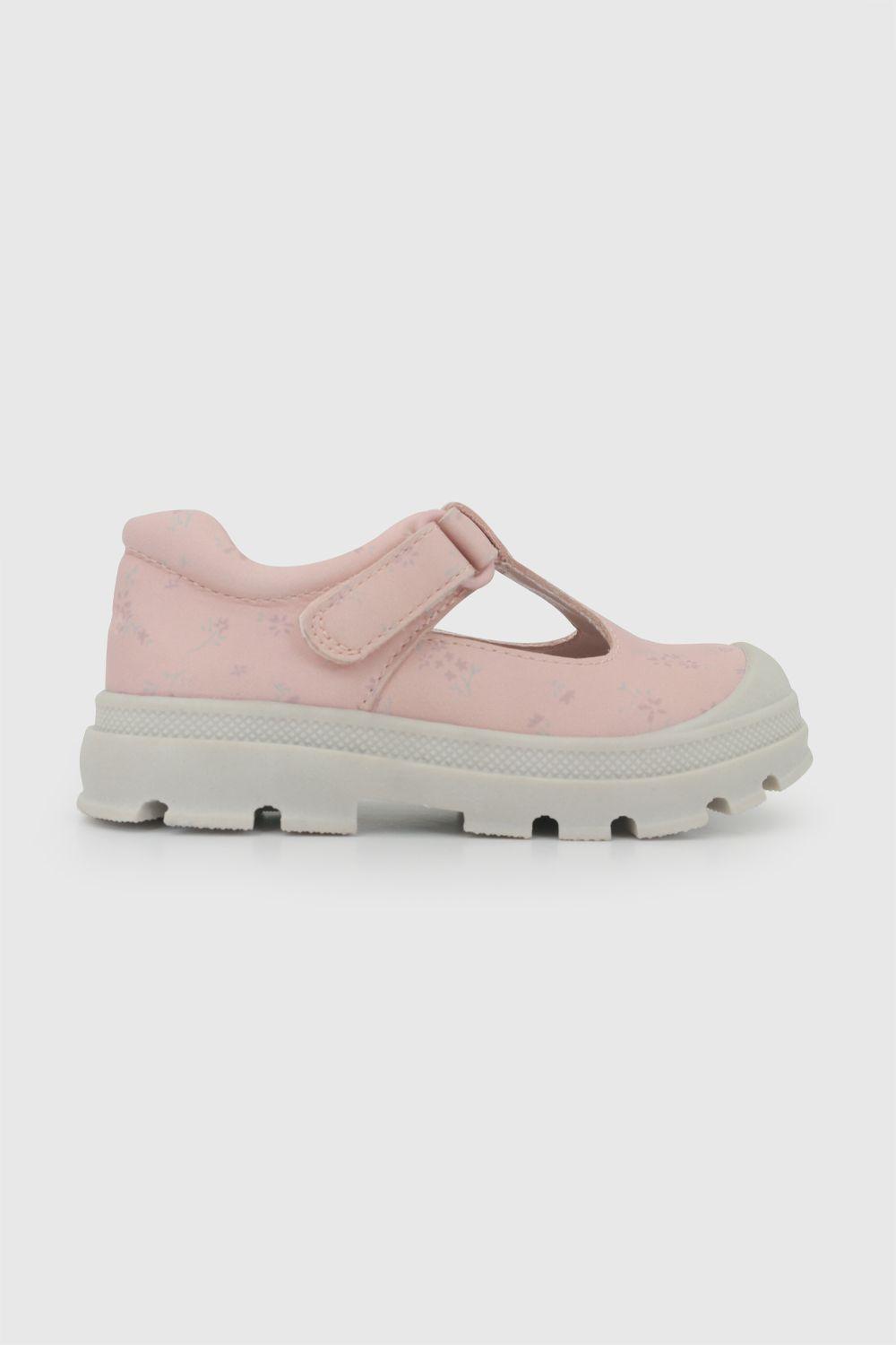 Zapato Estampado Rosado Niña 21-27 Colloky-1