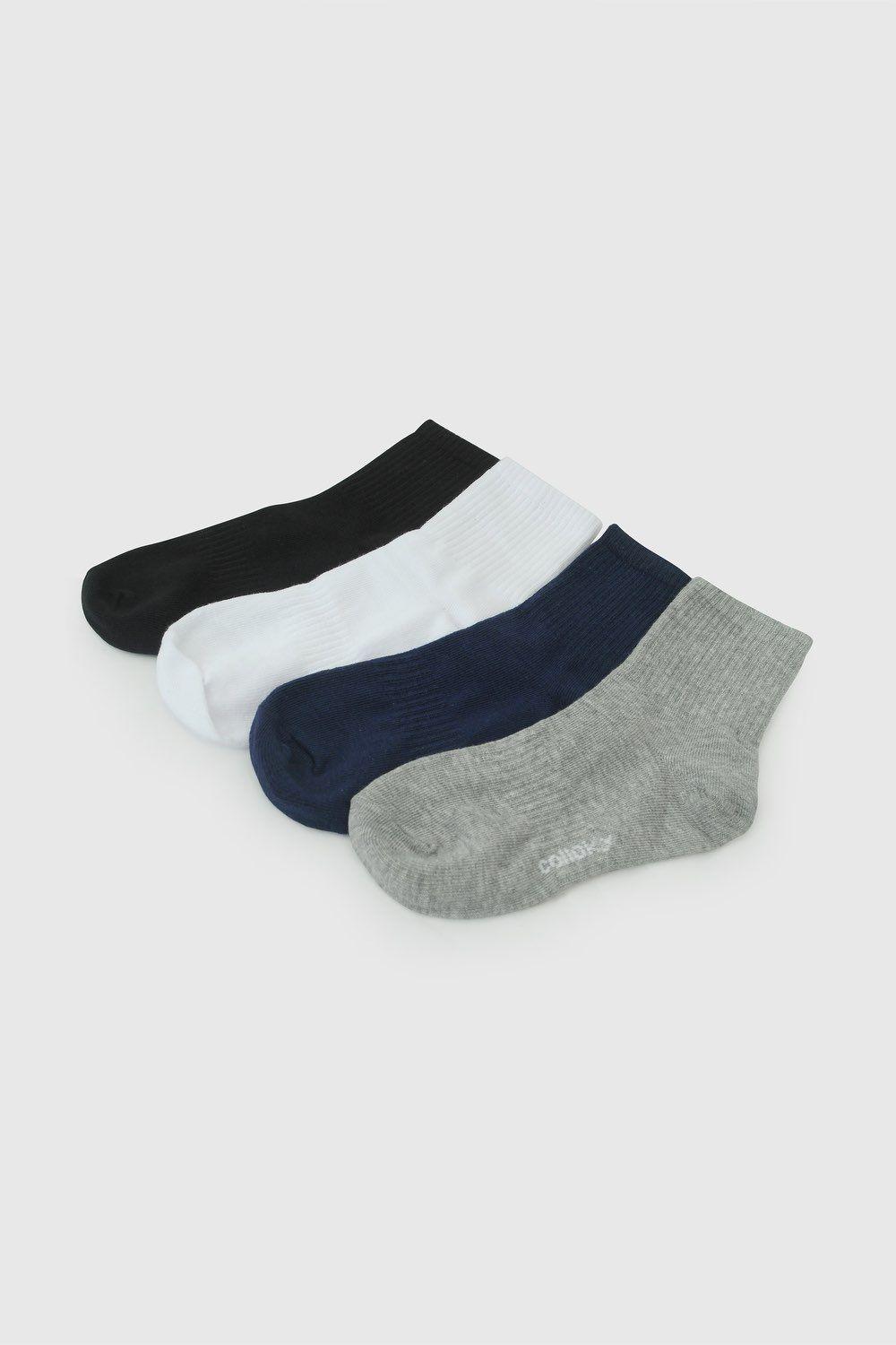 Calcetin 3/4 Niño Negro 8092 Colloky-1