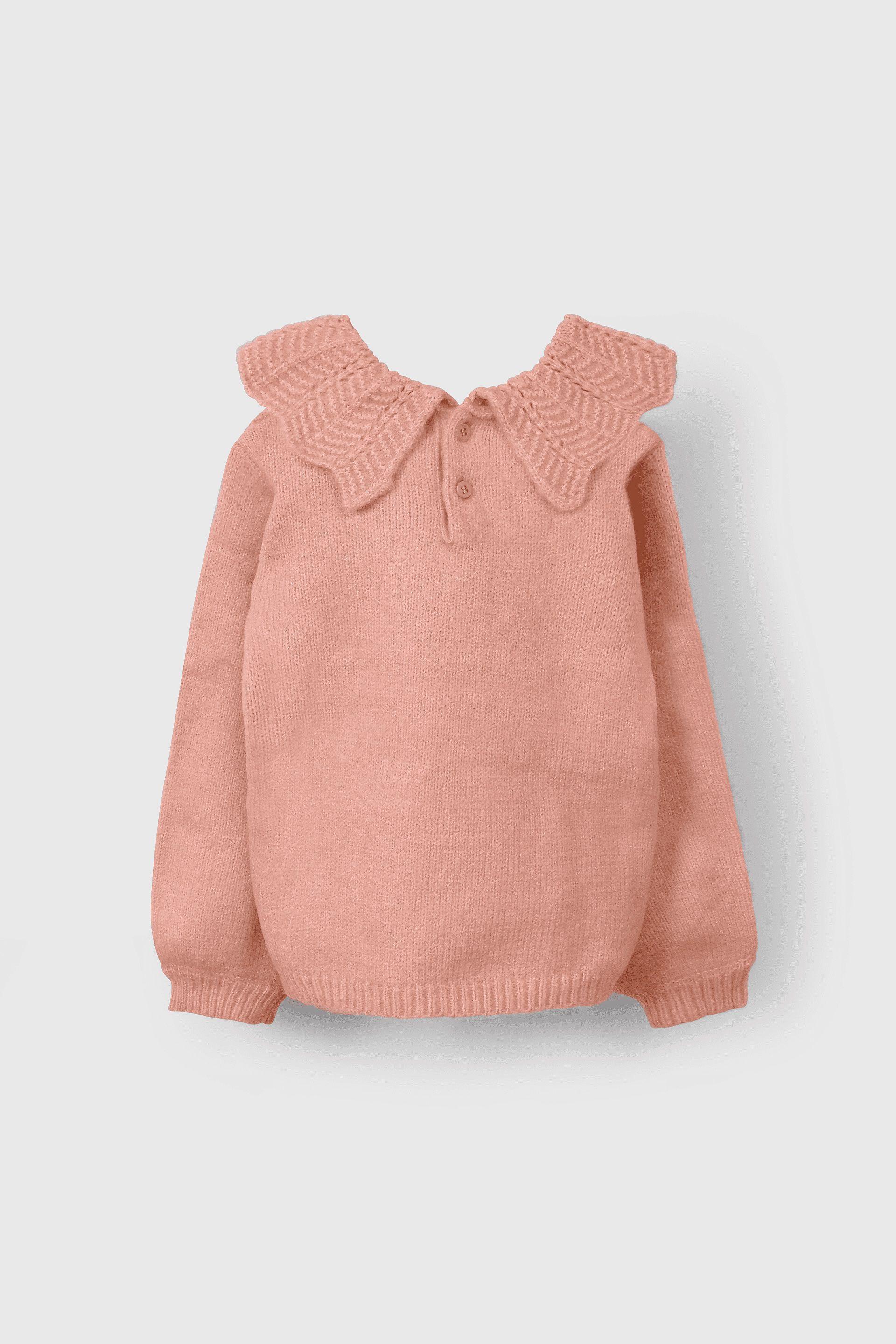 Sweater Rosado Cuello-1