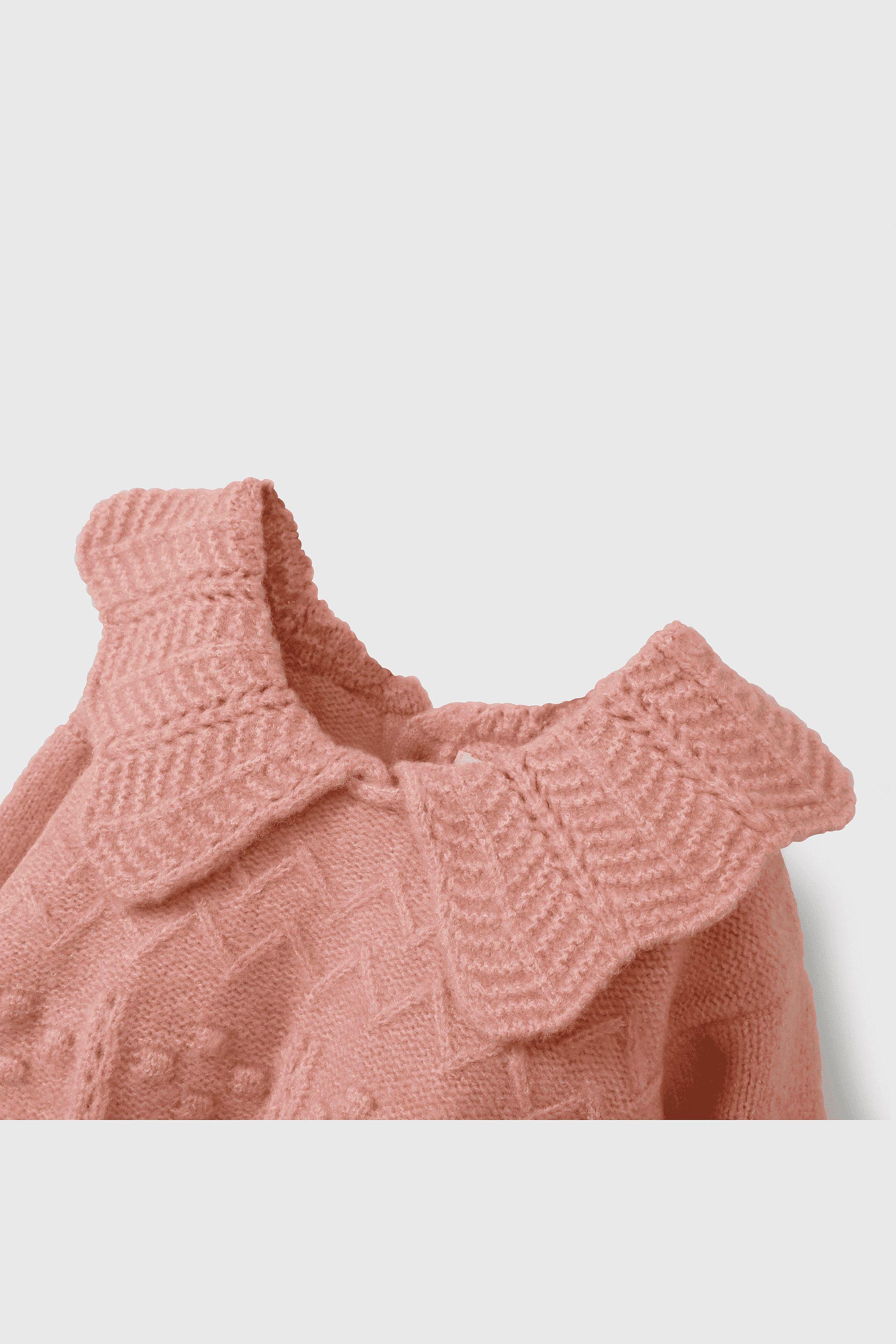 Sweater Rosado Cuello-2