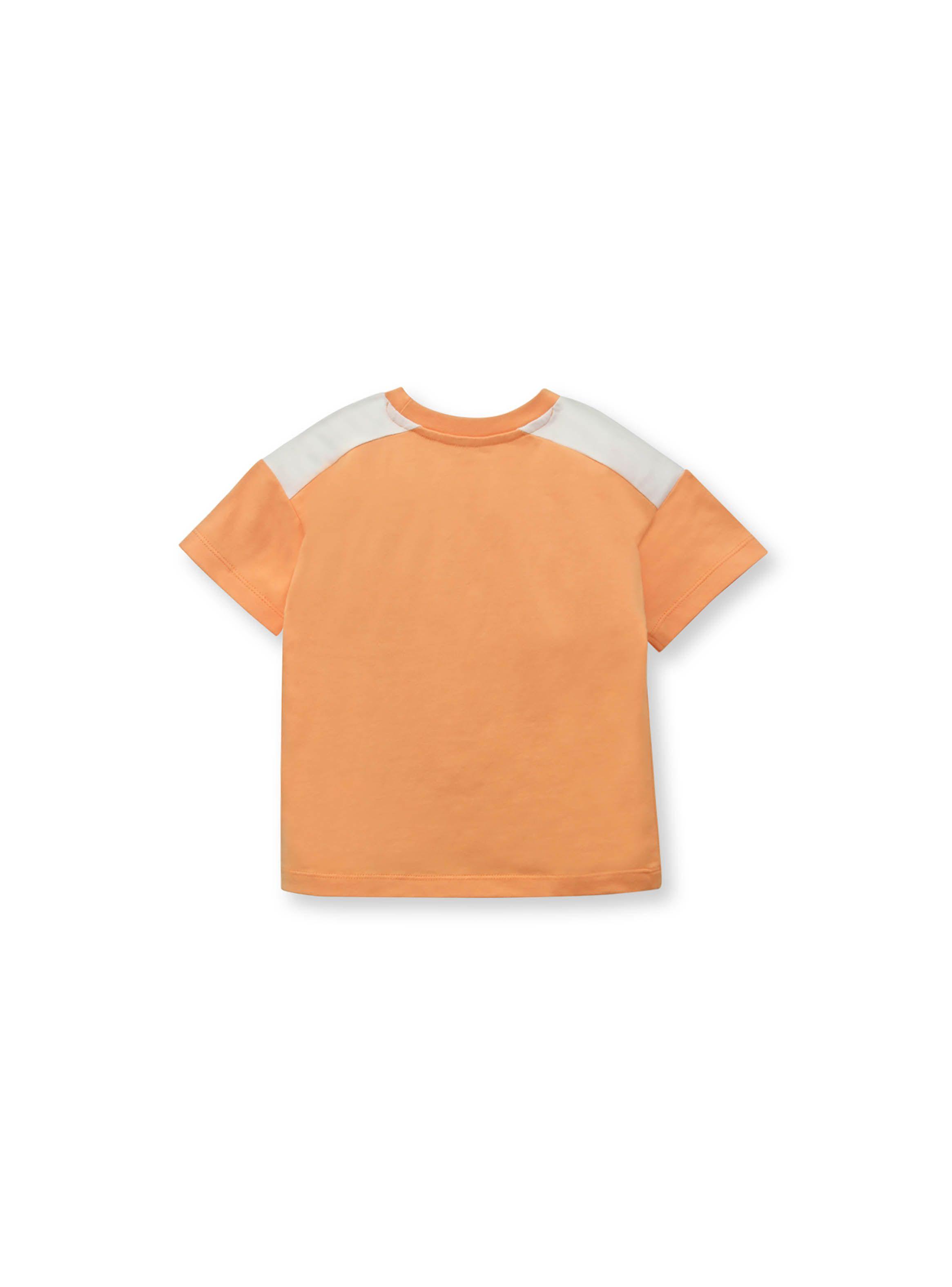 Polera De Bebé Niño Tropical Naranjo (3 A 36 Meses) Colloky-1