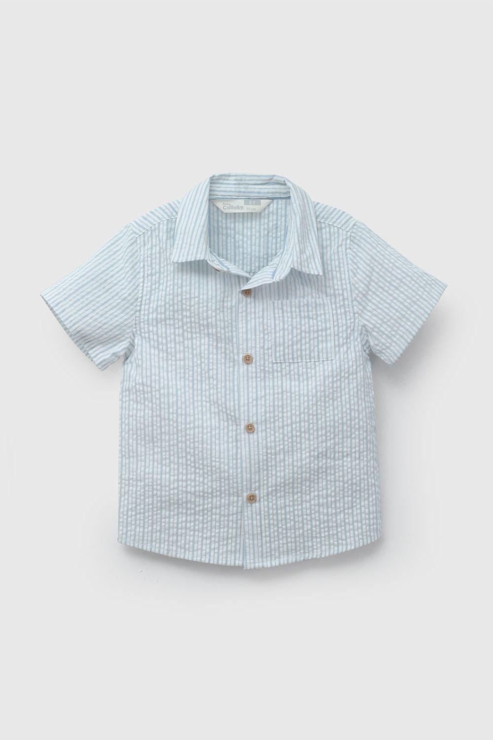 Camisa Niño Celeste 58136 Colloky-0