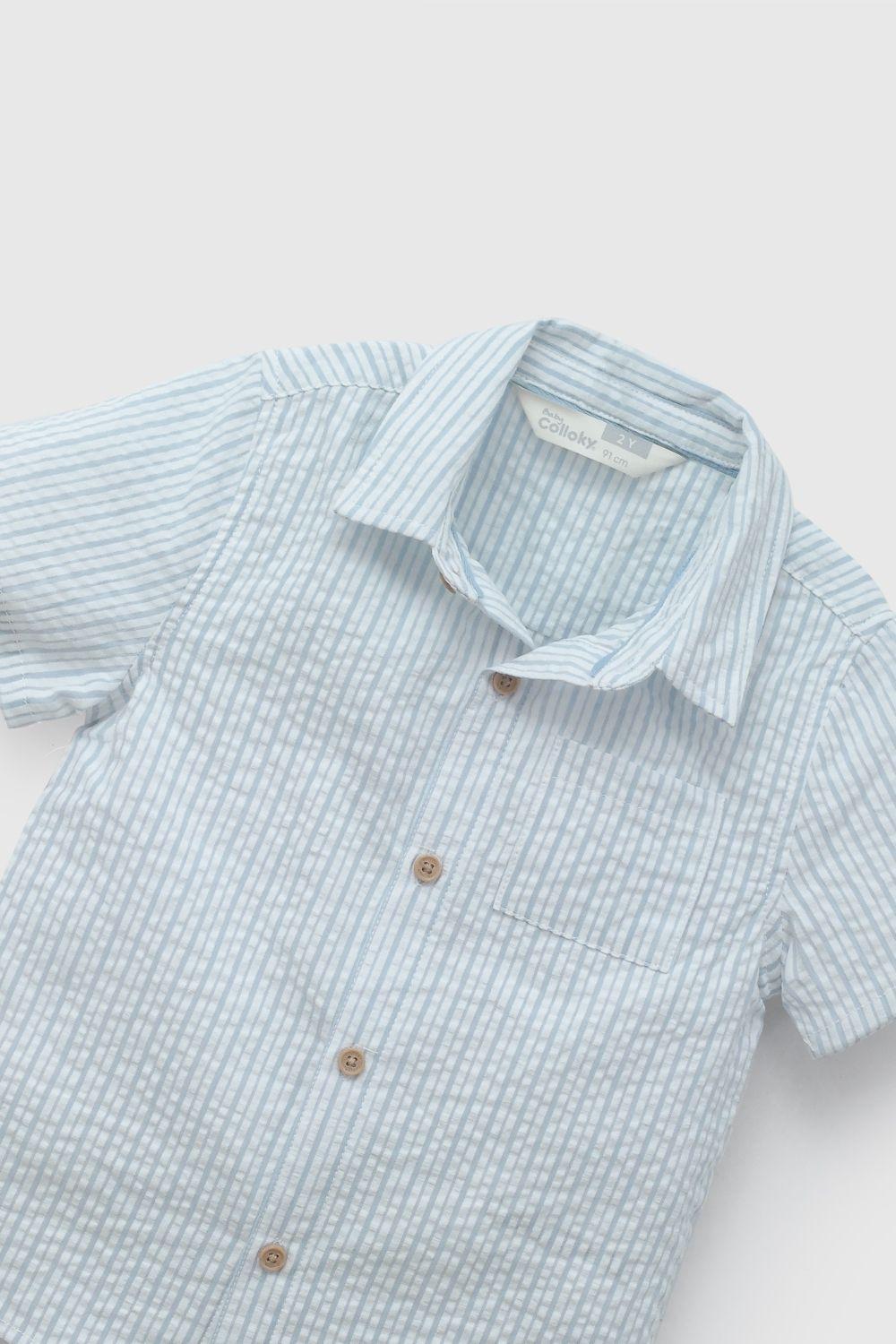 Camisa Niño Celeste 58136 Colloky-2