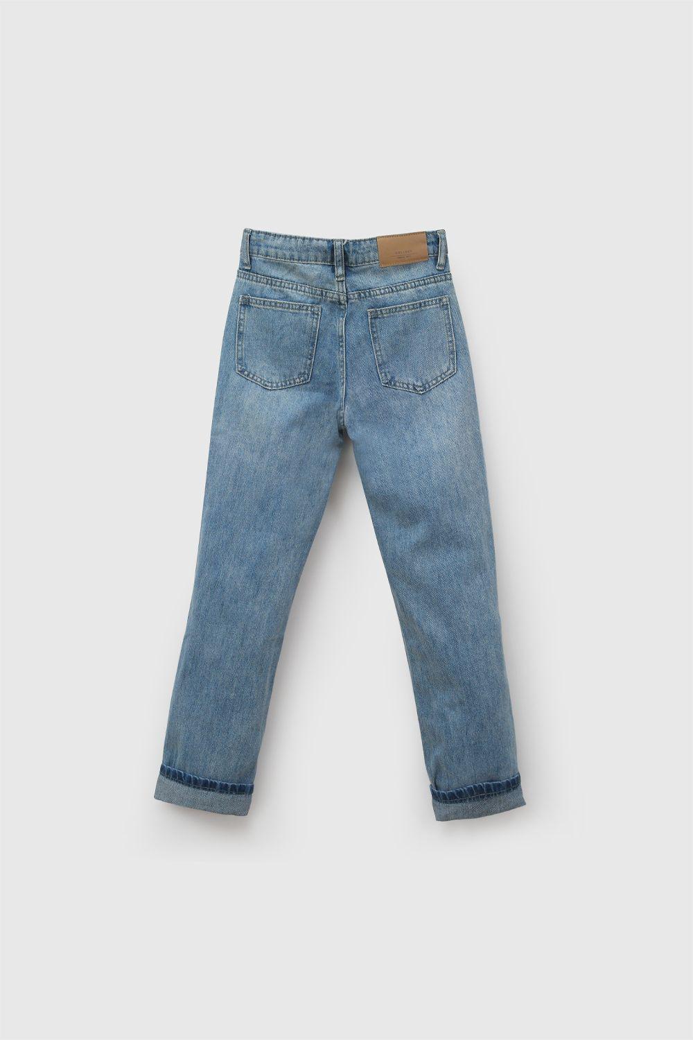 Jeans mezclilla ajustable niño denim 3-4A a 12-13A-2