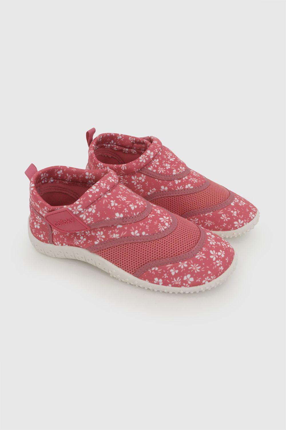 Zapatilla De Agua Rosada Niña 28-33 Colloky-0