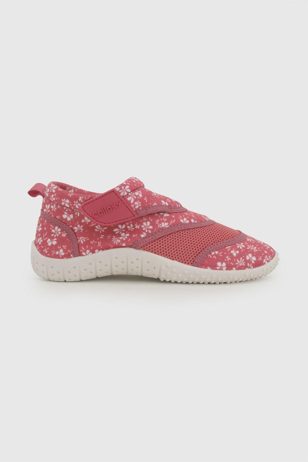Zapatilla De Agua Rosada Niña 28-33 Colloky-2