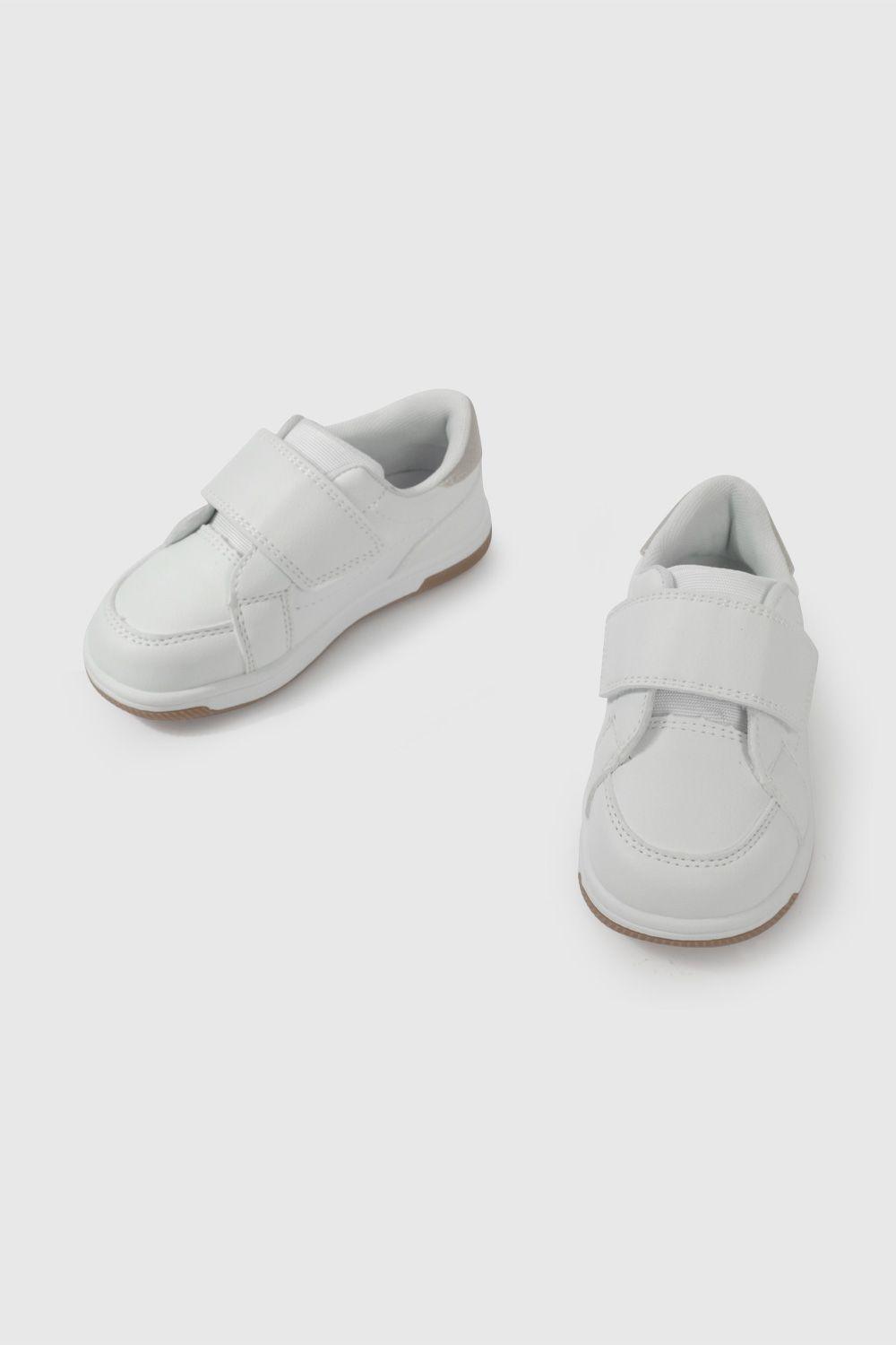 Zapatilla Blanca con Velcros Intercambiables 47160210V26-4