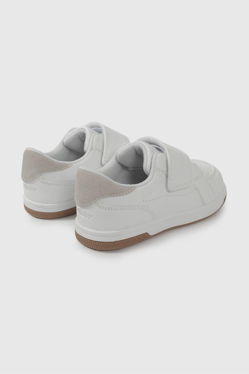 Zapatilla Blanca con Velcros Intercambiables 47160210V26-5