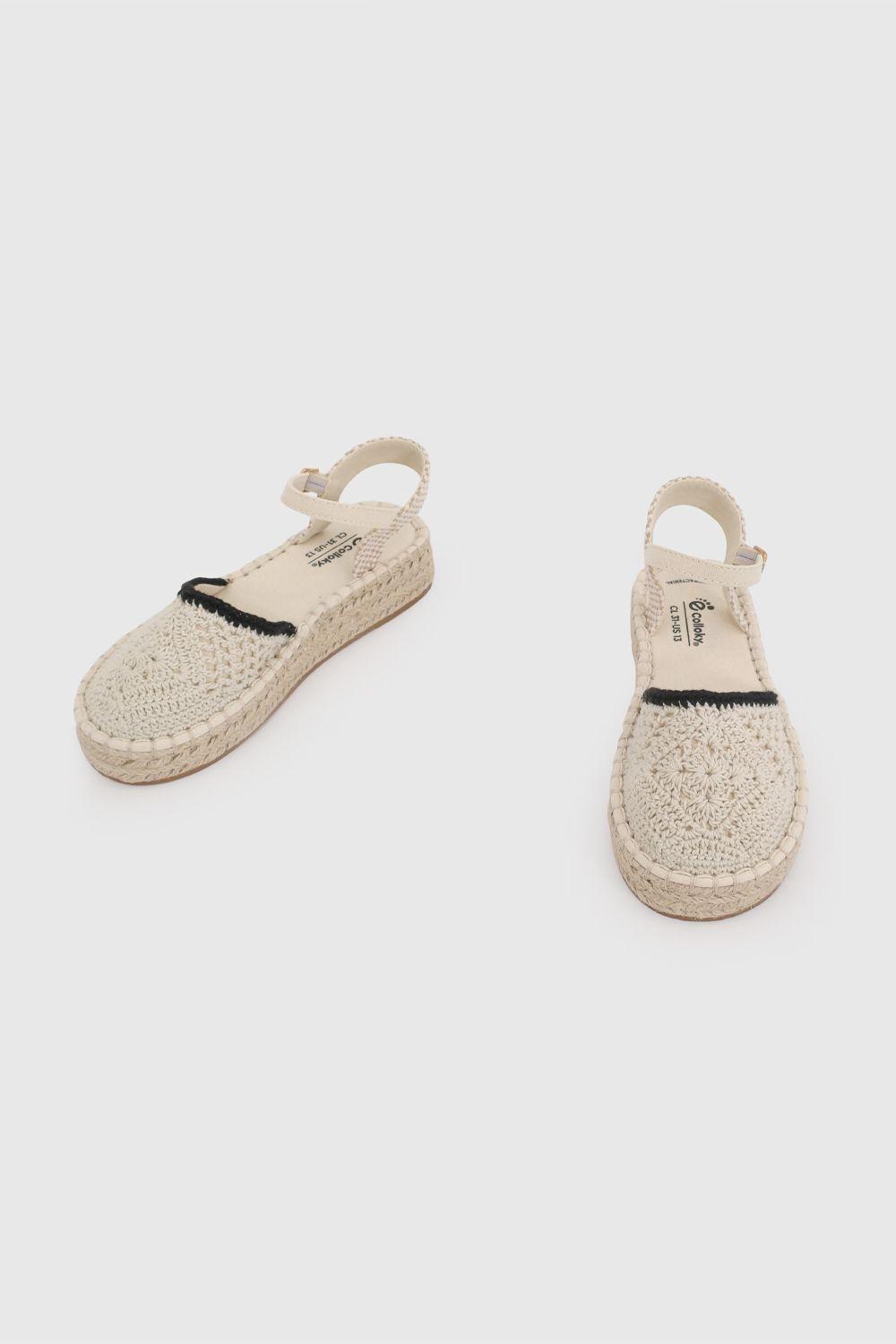 Alpargata Blanca Niña 53420375V26-3