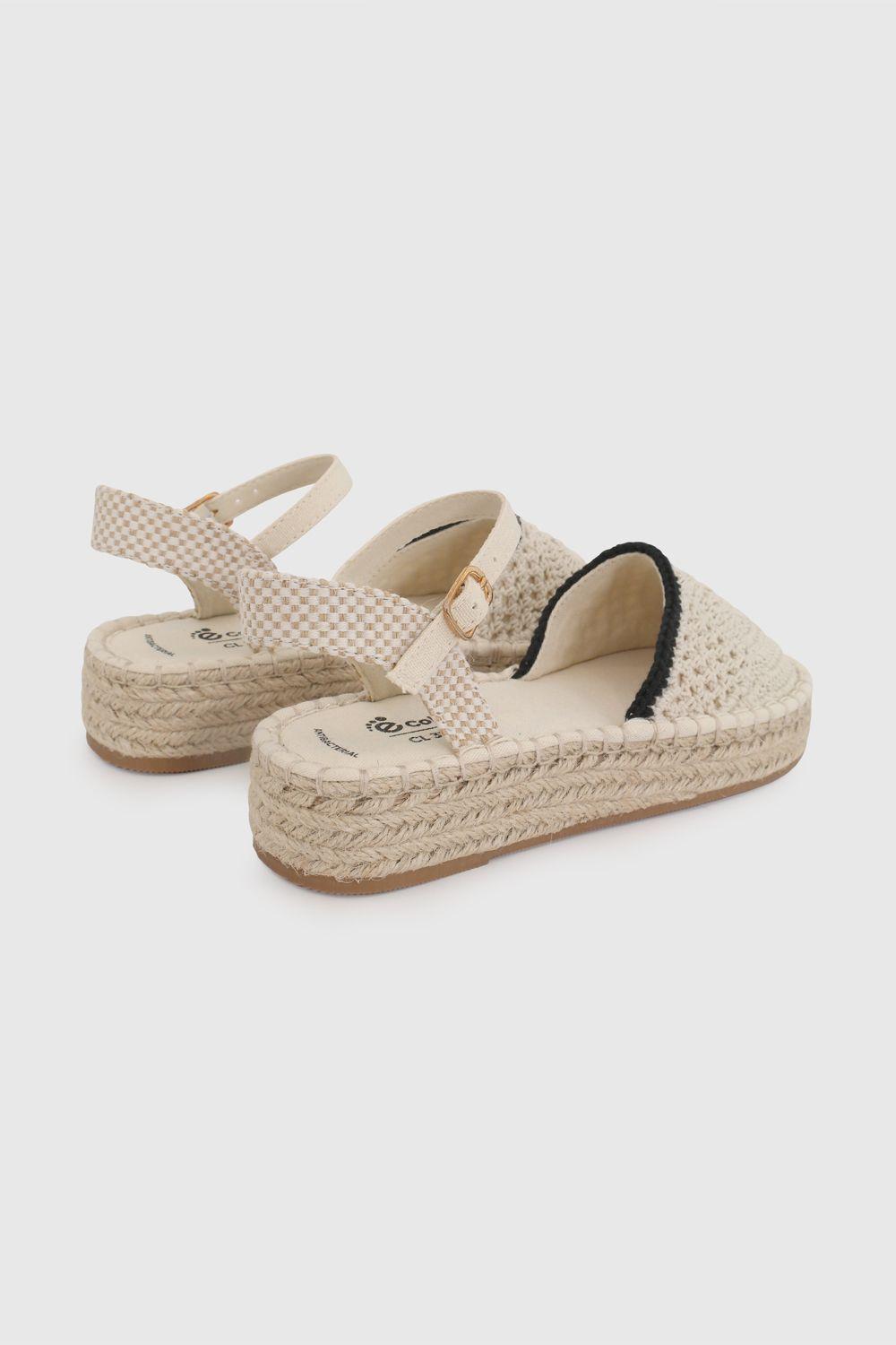 Alpargata Blanca Niña 53420375V26-4