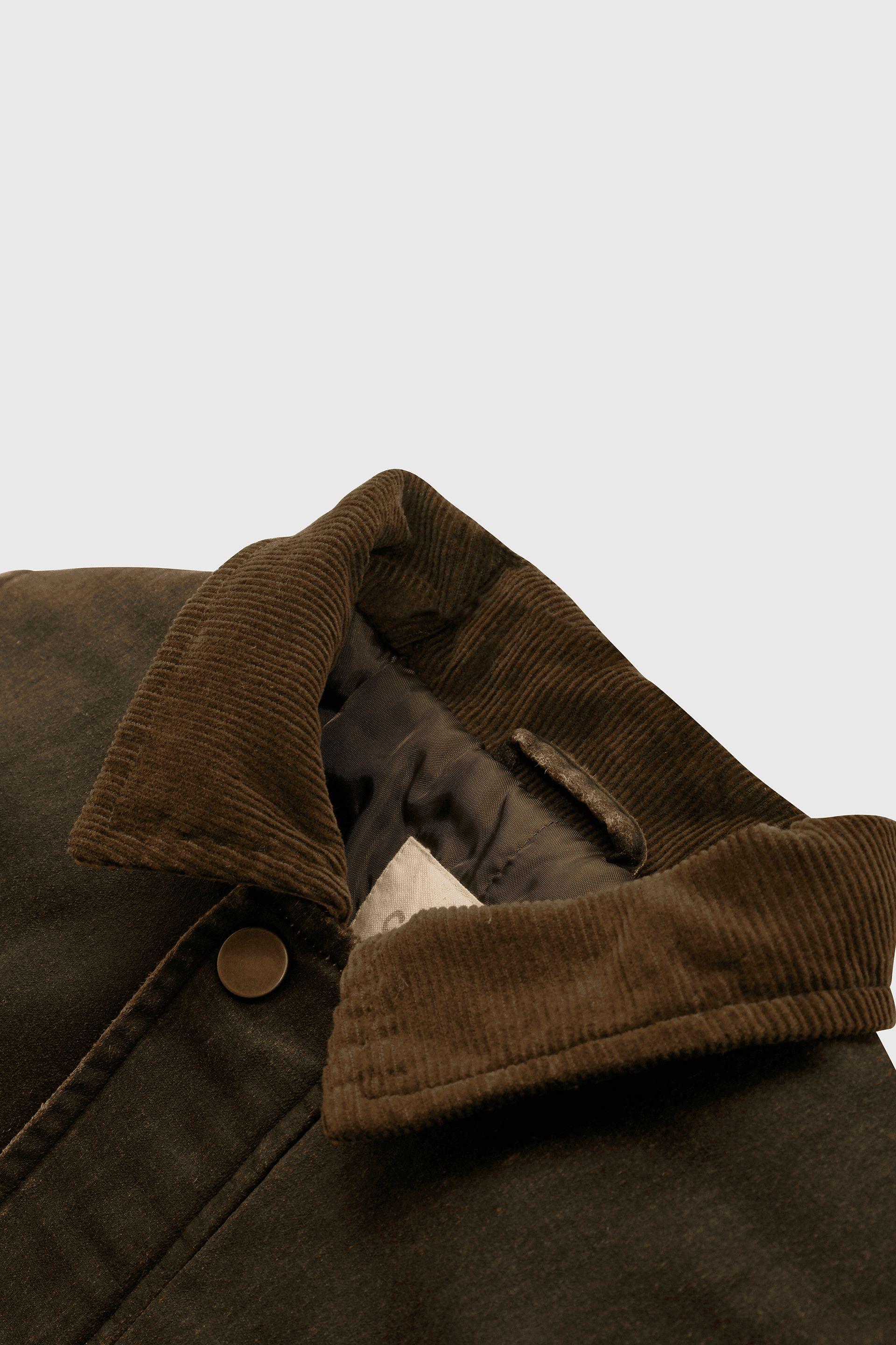 Chaqueta Encerada Verde-3