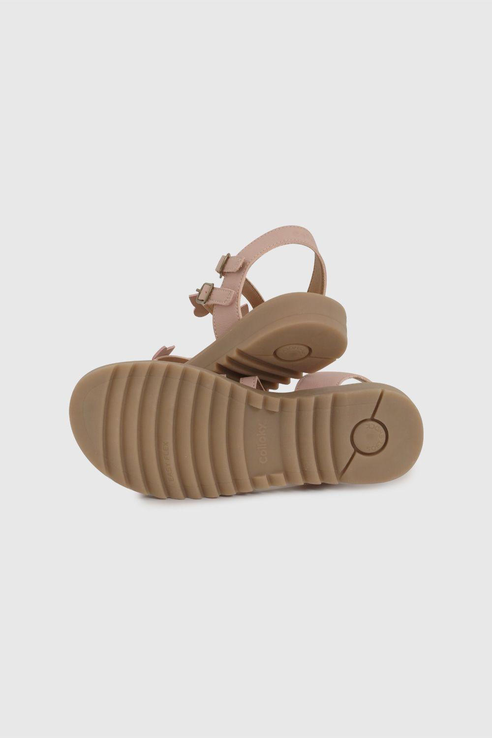 Sandalia Rosada con Aplicaciones de Mariposas 53080230V26-2