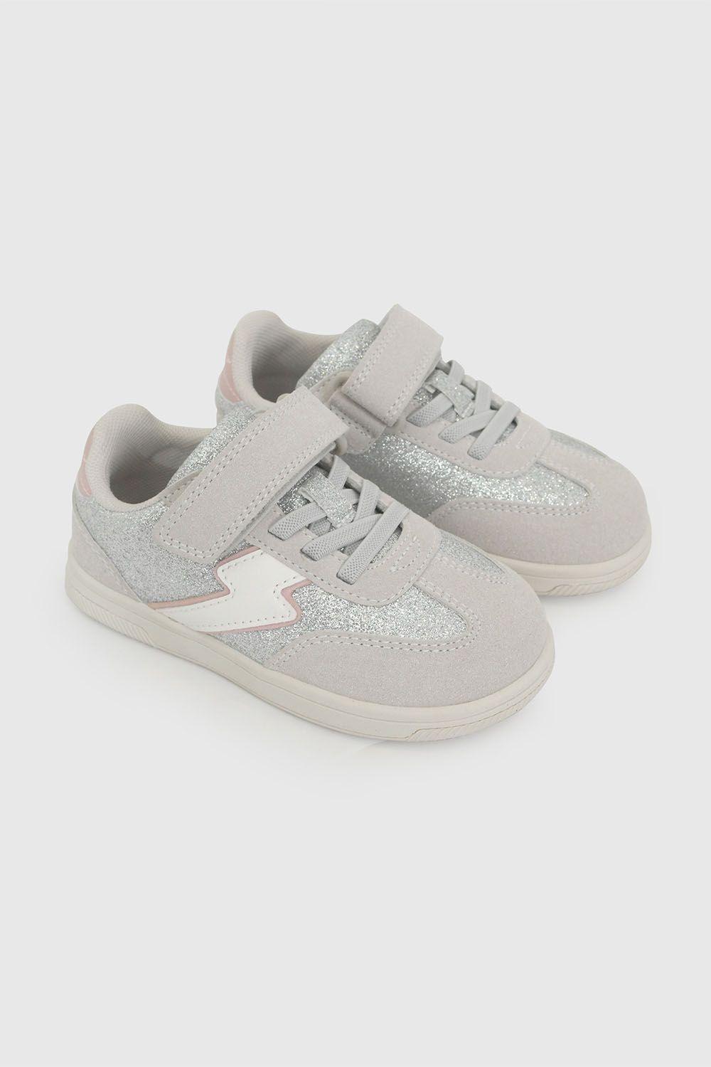 Zapatilla Niña Plateado 7666 Colloky-0