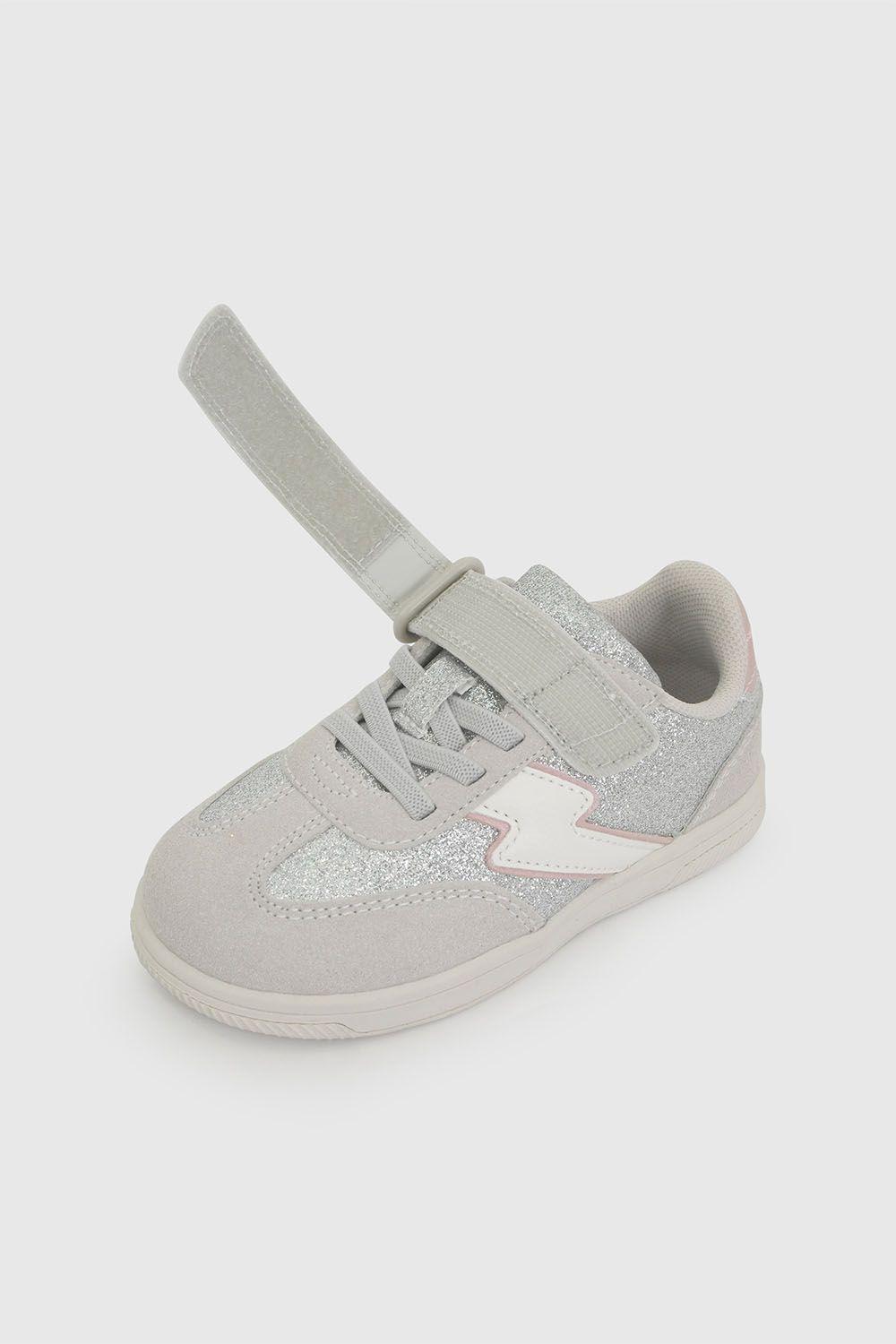Zapatilla Niña Plateado 7666 Colloky-5
