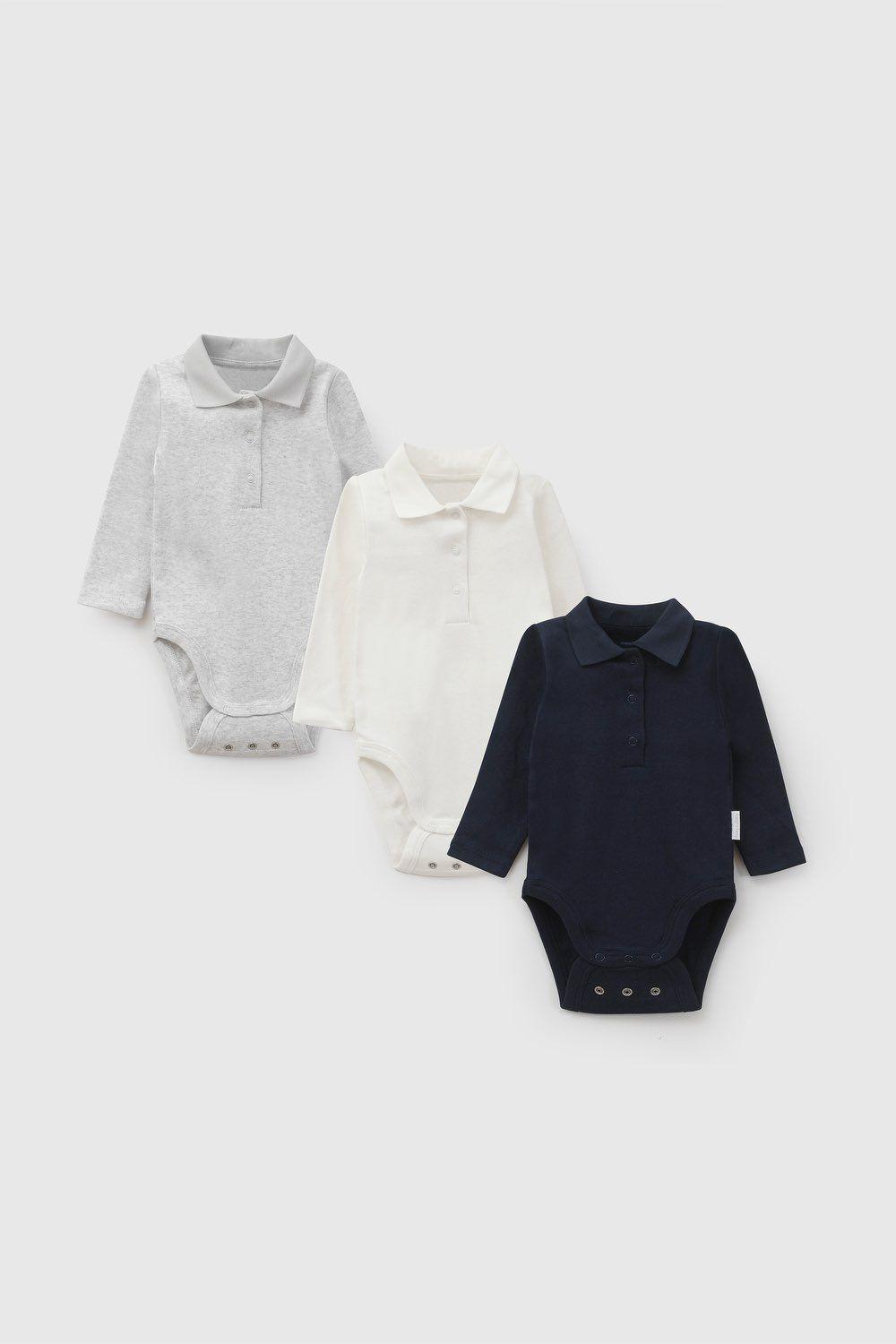 Set Body Niño Gris 8405 Colloky-0