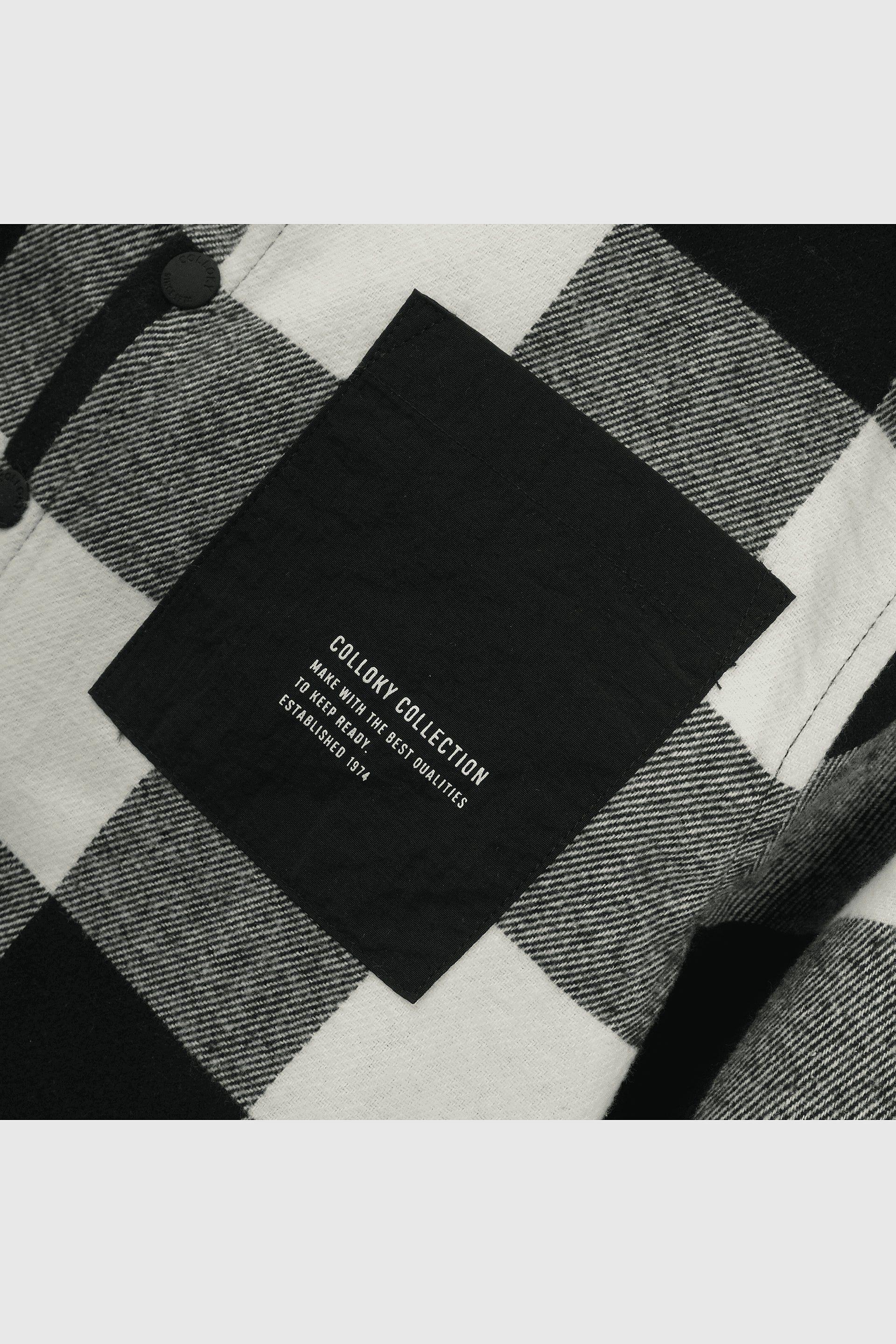 Sobre camisa Negra Cuadros-2