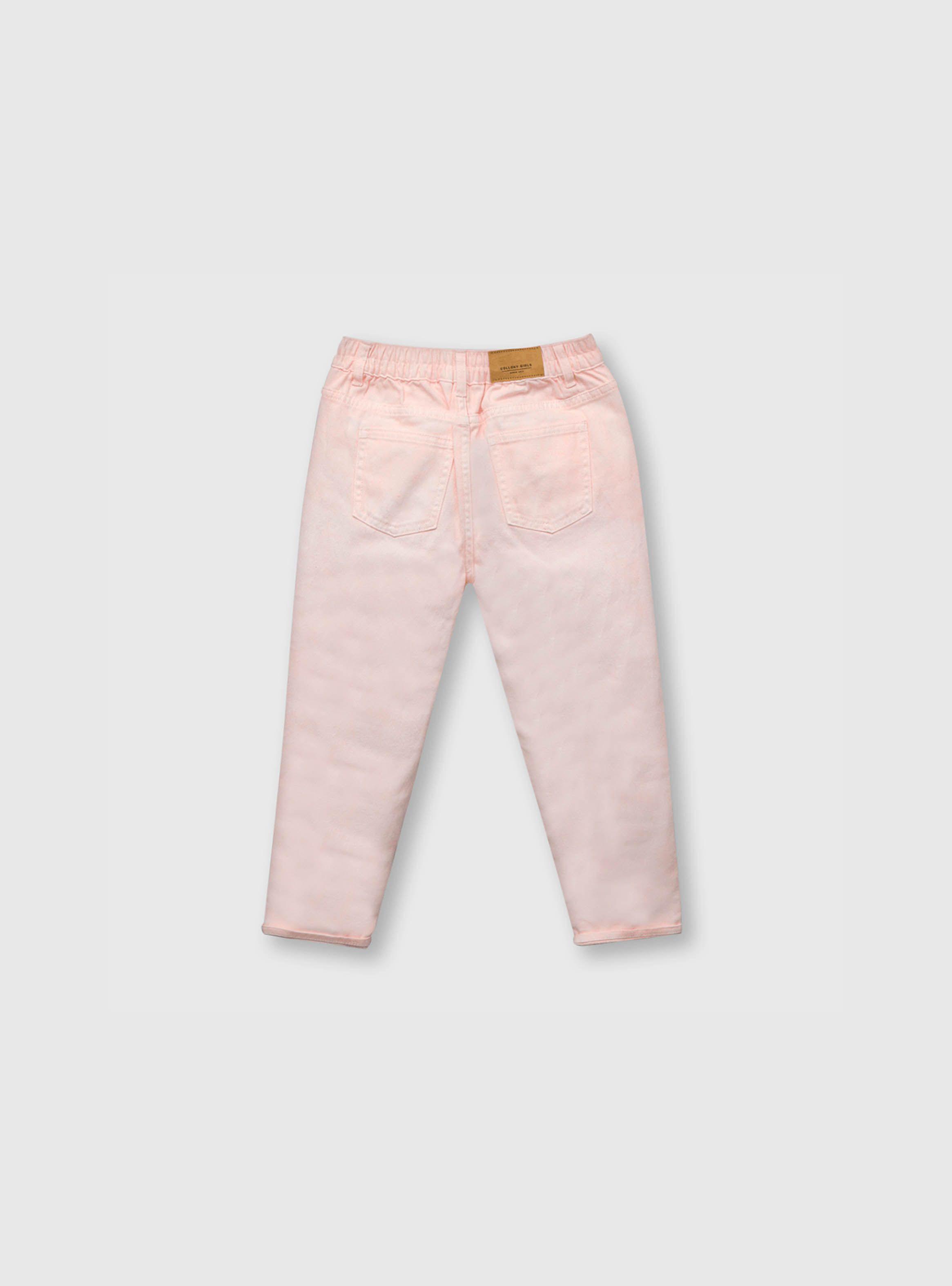 Jeans Niña Rosado (2 A 12 Años) Colloky-1