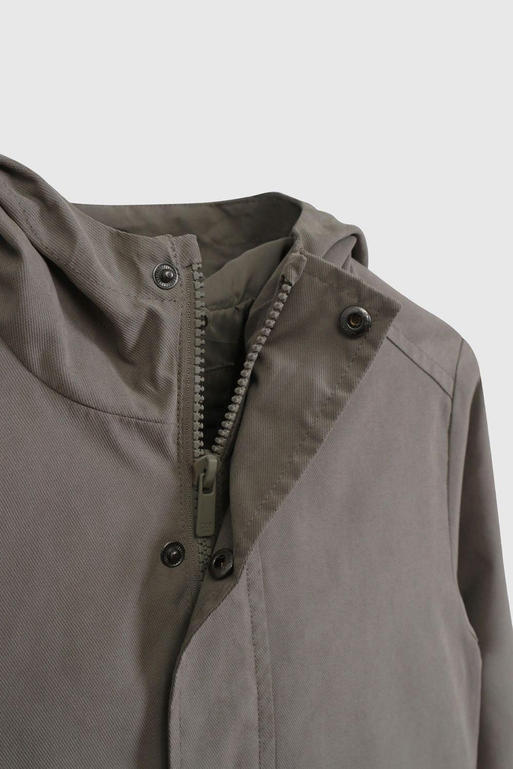 Chaqueta Verde Gabardina De Niño CQGB0190V26-3