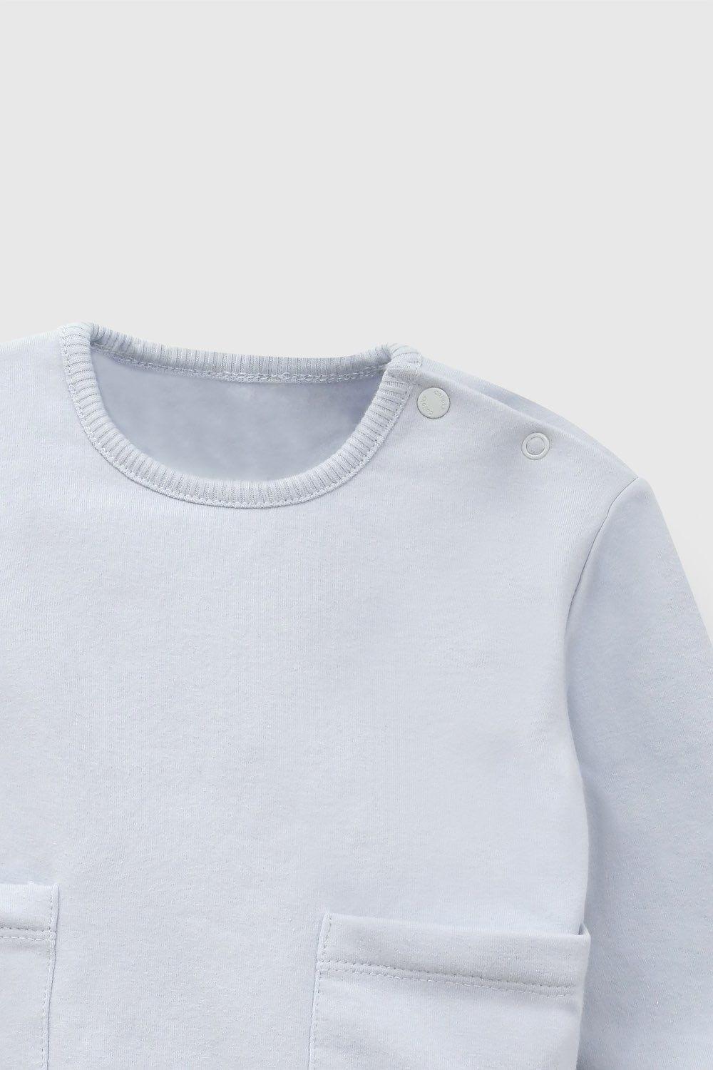 Set Polerón/Pantalón Niño Celeste 8034 Colloky-3