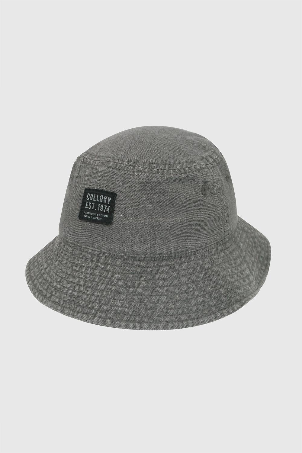Sombrero Algodón Gris Niño 2/4A - 10/12A Colloky-0