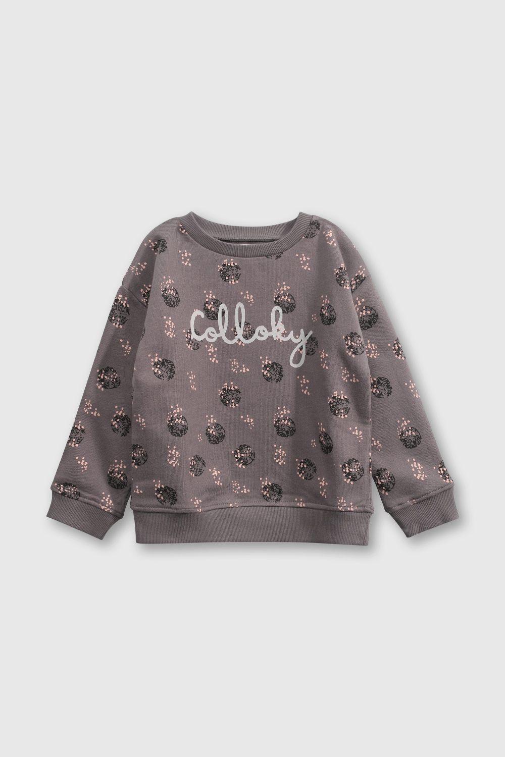 Polerón Gris de Niña-0