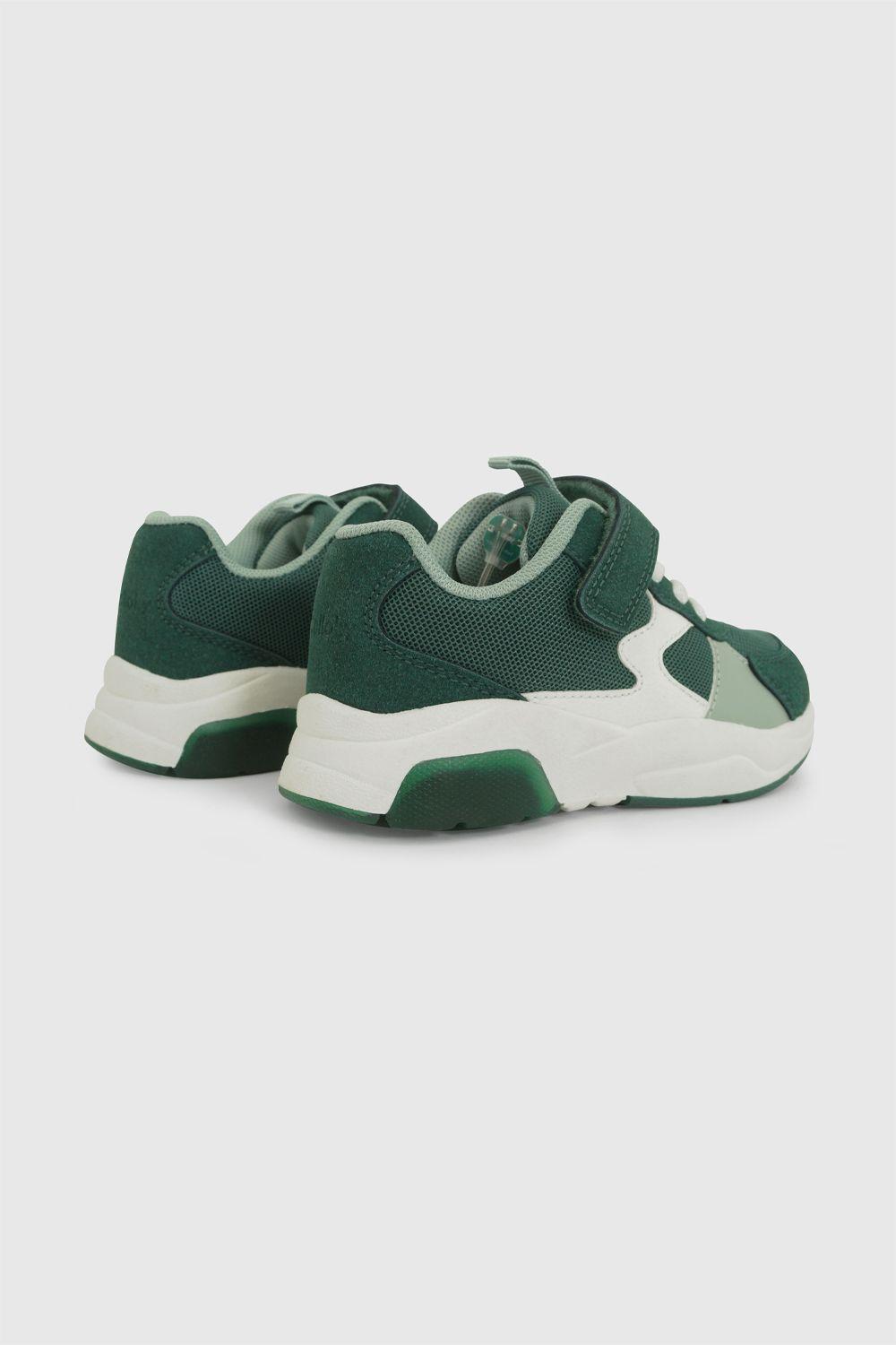 Zapatilla Luces Verde Niño 21-27 Colloky-4