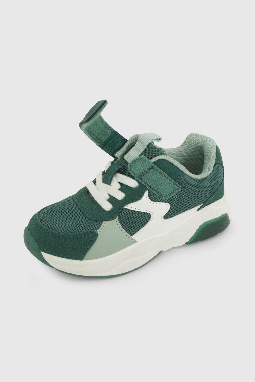 Zapatilla Luces Verde Niño 21-27 Colloky-5