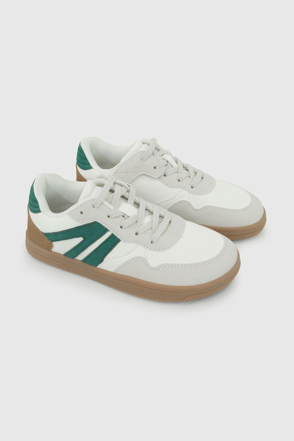 Zapatilla capellada urbana niño blanco 28-38-0