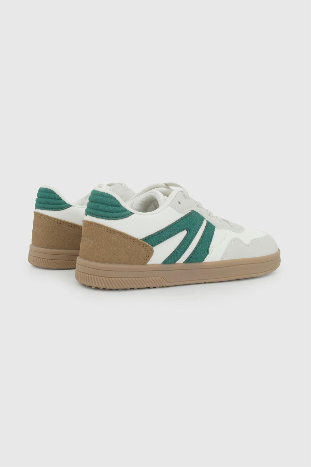 Zapatilla capellada urbana niño blanco 28-38-4